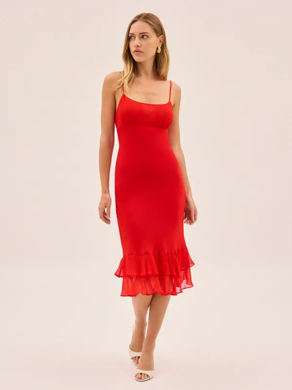 Mia Red Dress made by KITRI Studio