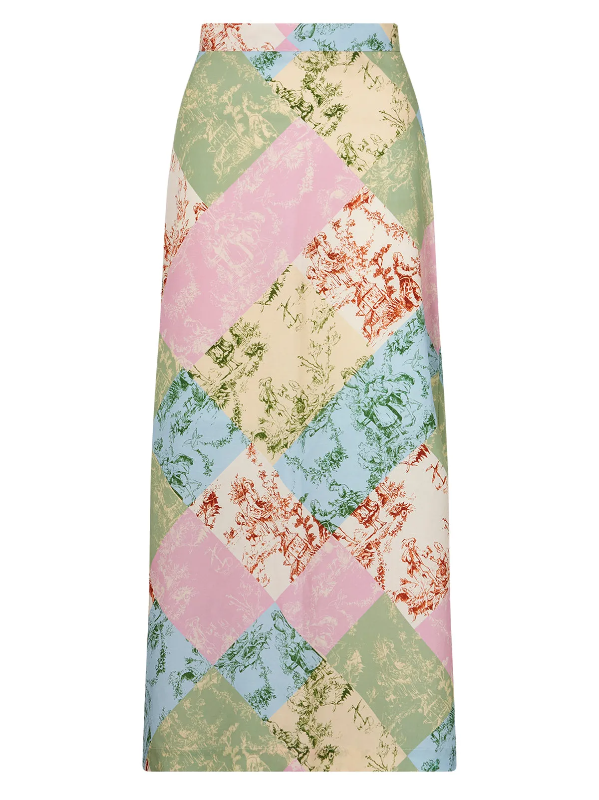 Laurel Patched Toile De Jouy Skirt sold by KITRI Studio product image thumbnail 5