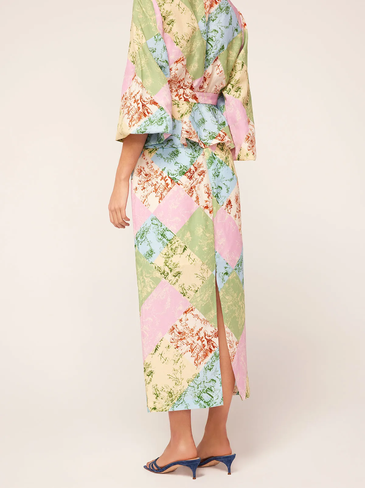 Laurel Patched Toile De Jouy Skirt sold by KITRI Studio product image thumbnail 4