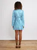 Rosalie Blue Picnic Check Mini Dress sold by KITRI Studio