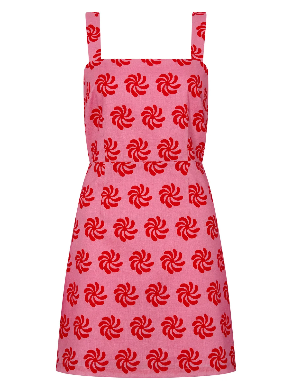 Ivy Pink Geo Floral Mini Dress sold by KITRI Studio product image thumbnail 5