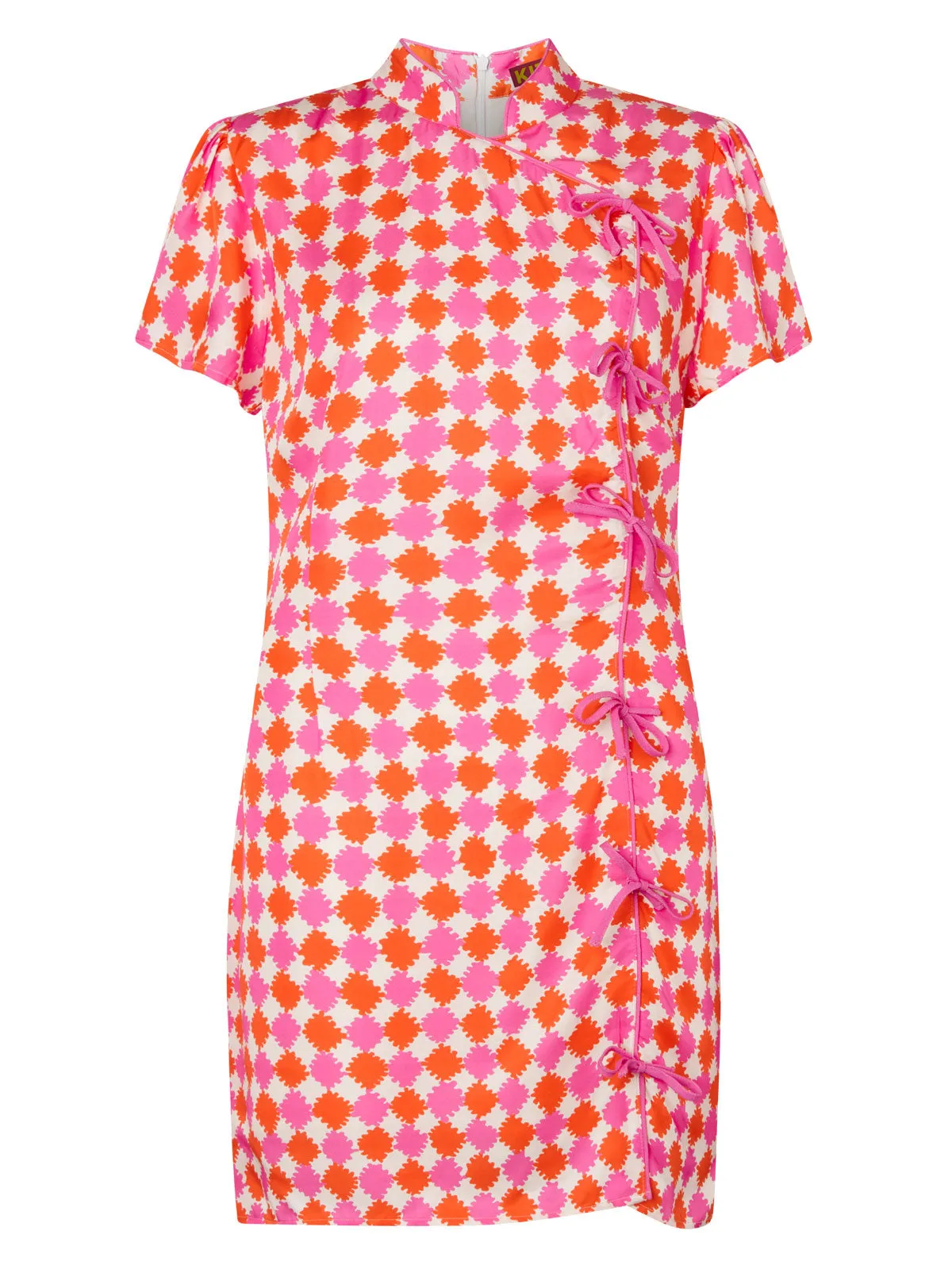Harlow Picnic Check Mini Dress sold by KITRI Studio product image thumbnail 4