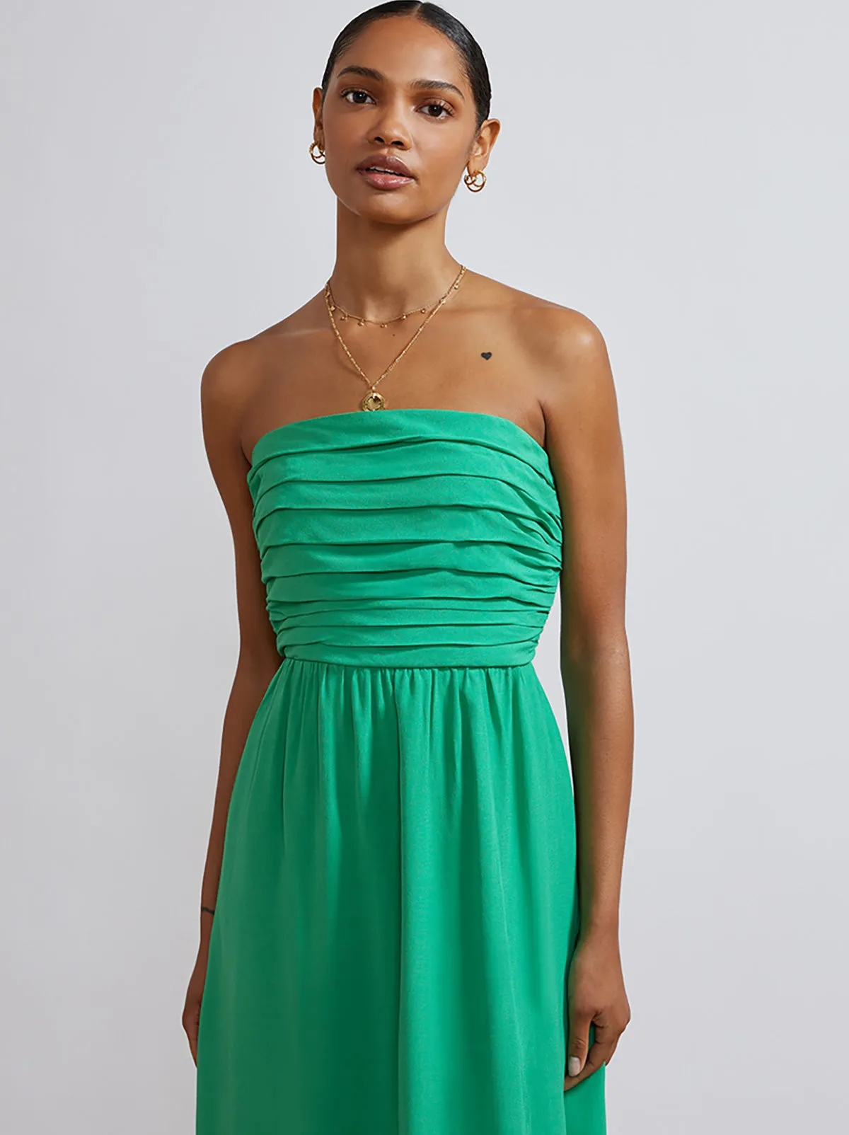 Genevieve Green Midi Dress sold by KITRI Studio product image thumbnail 3