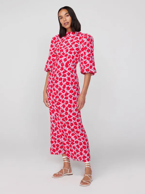 Annabelle Pink Floral Dress sold by KITRI Studio