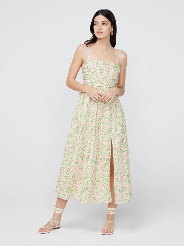Genevieve Tulip Print Midi Dress sold by KITRI Studio