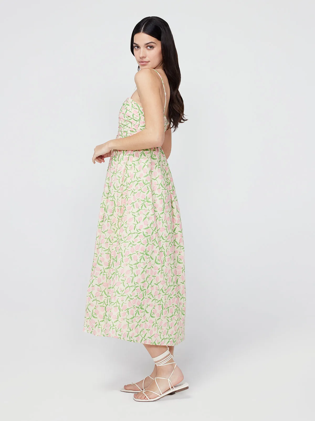 Genevieve Tulip Print Midi Dress sold by KITRI Studio product image thumbnail 3