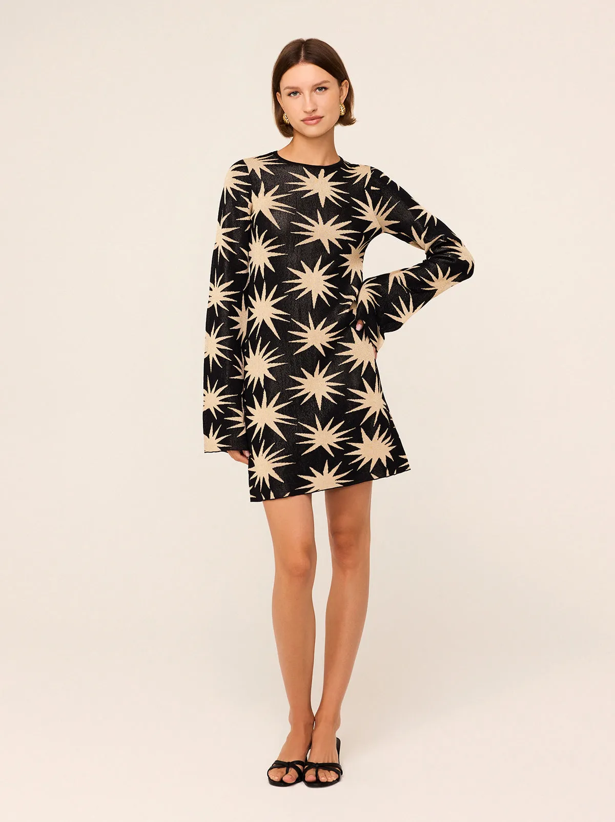 Greta Star Lurex Mini Knit Dress sold by KITRI Studio product image thumbnail 4