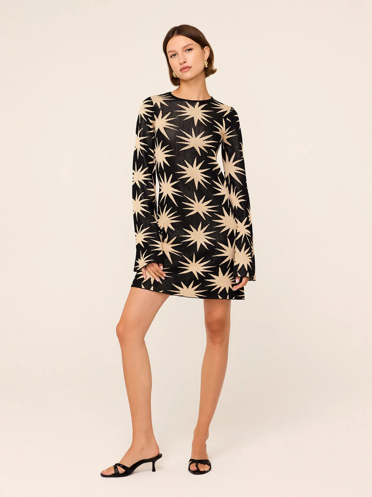 Greta Star Lurex Mini Knit Dress sold by KITRI Studio product image thumbnail 3