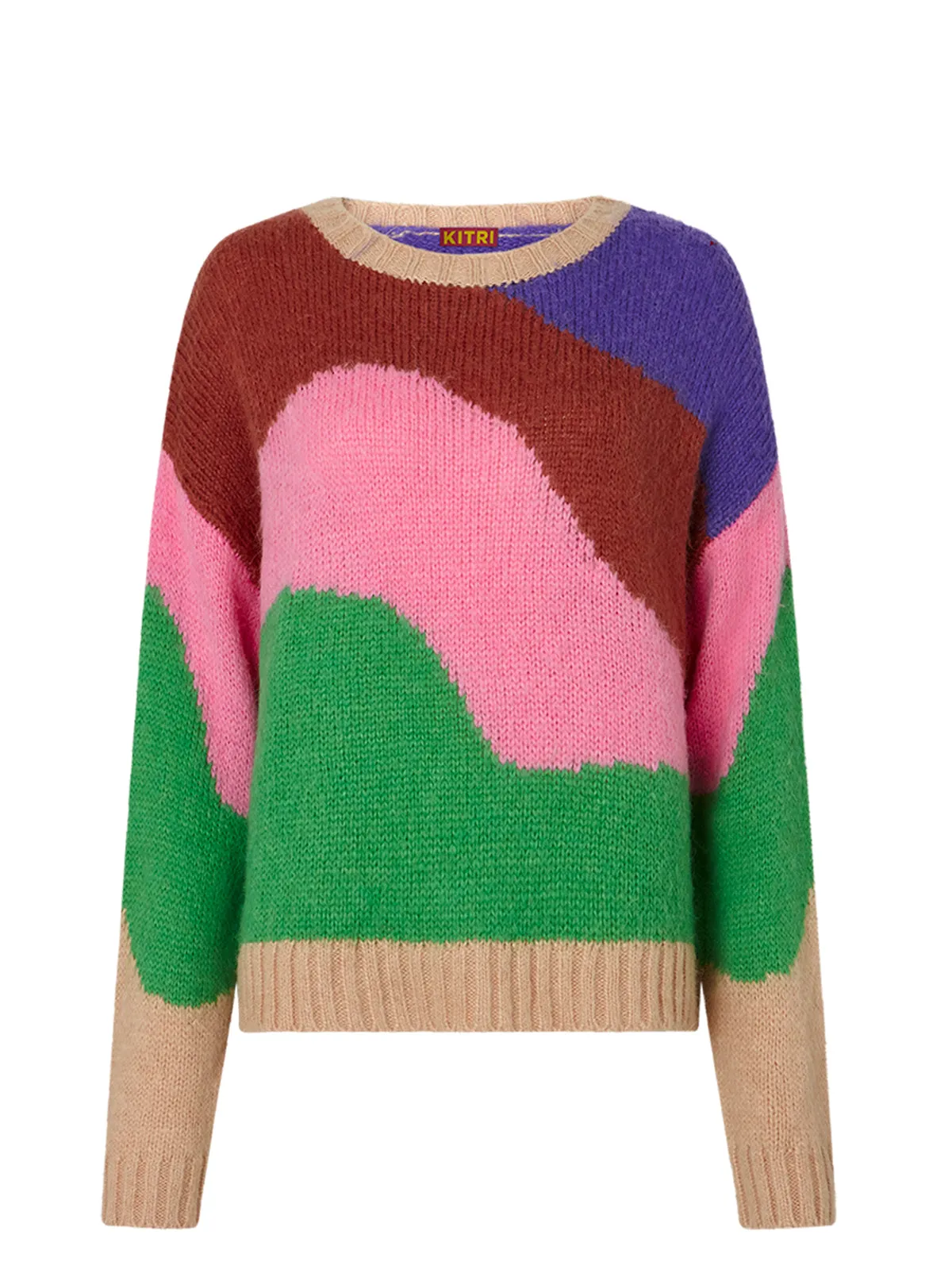 Darina Multi Stripe Intarsia Sweater sold by KITRI Studio product image thumbnail 4