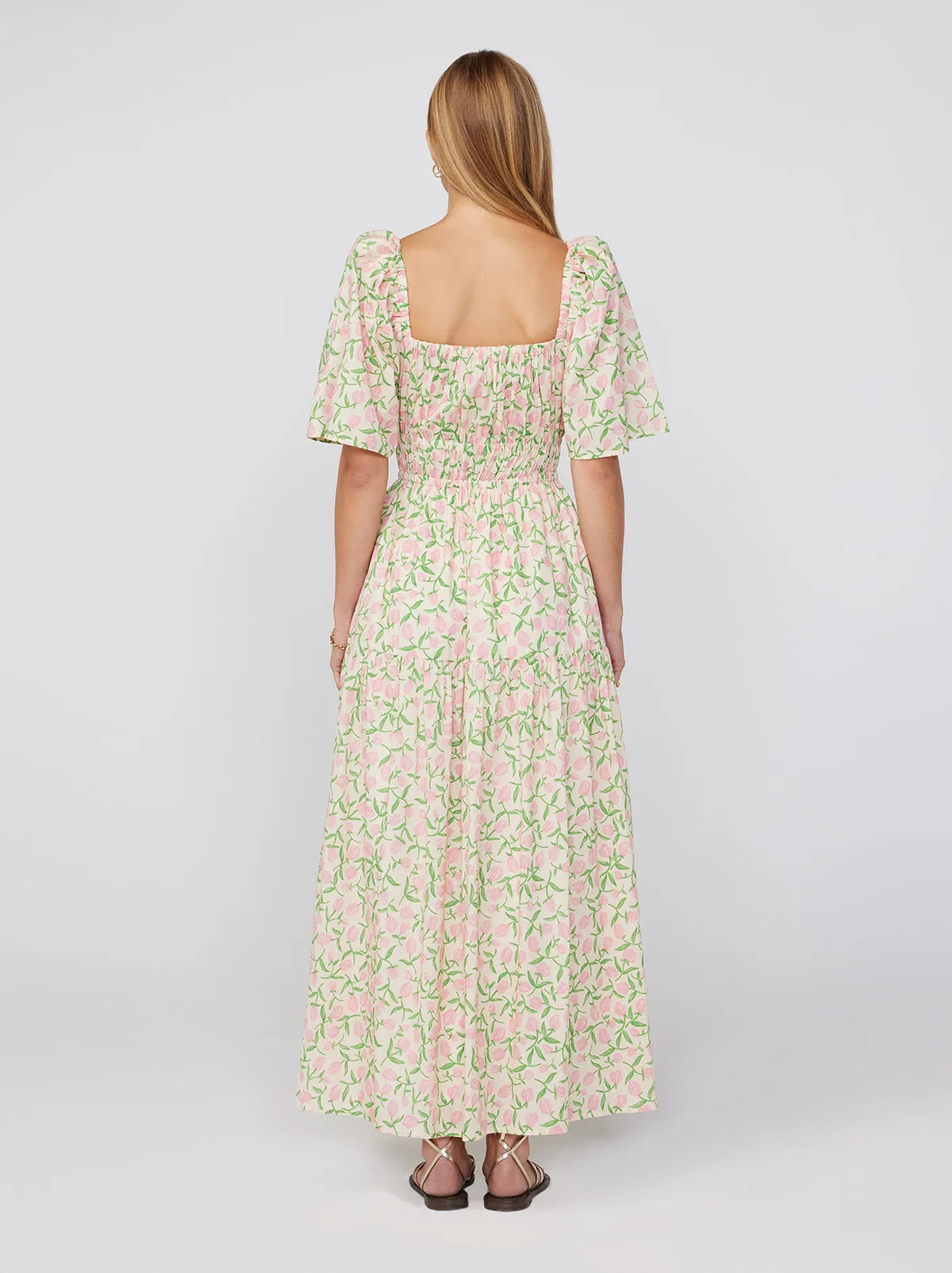 Louisa Tulip Print Maxi Dress sold by KITRI Studio product image thumbnail 4