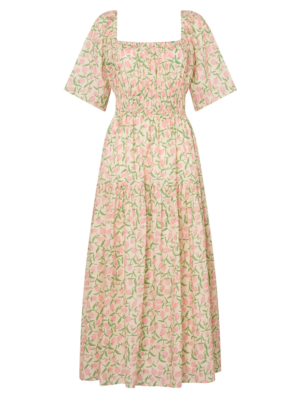 Louisa Tulip Print Maxi Dress sold by KITRI Studio product image thumbnail 5