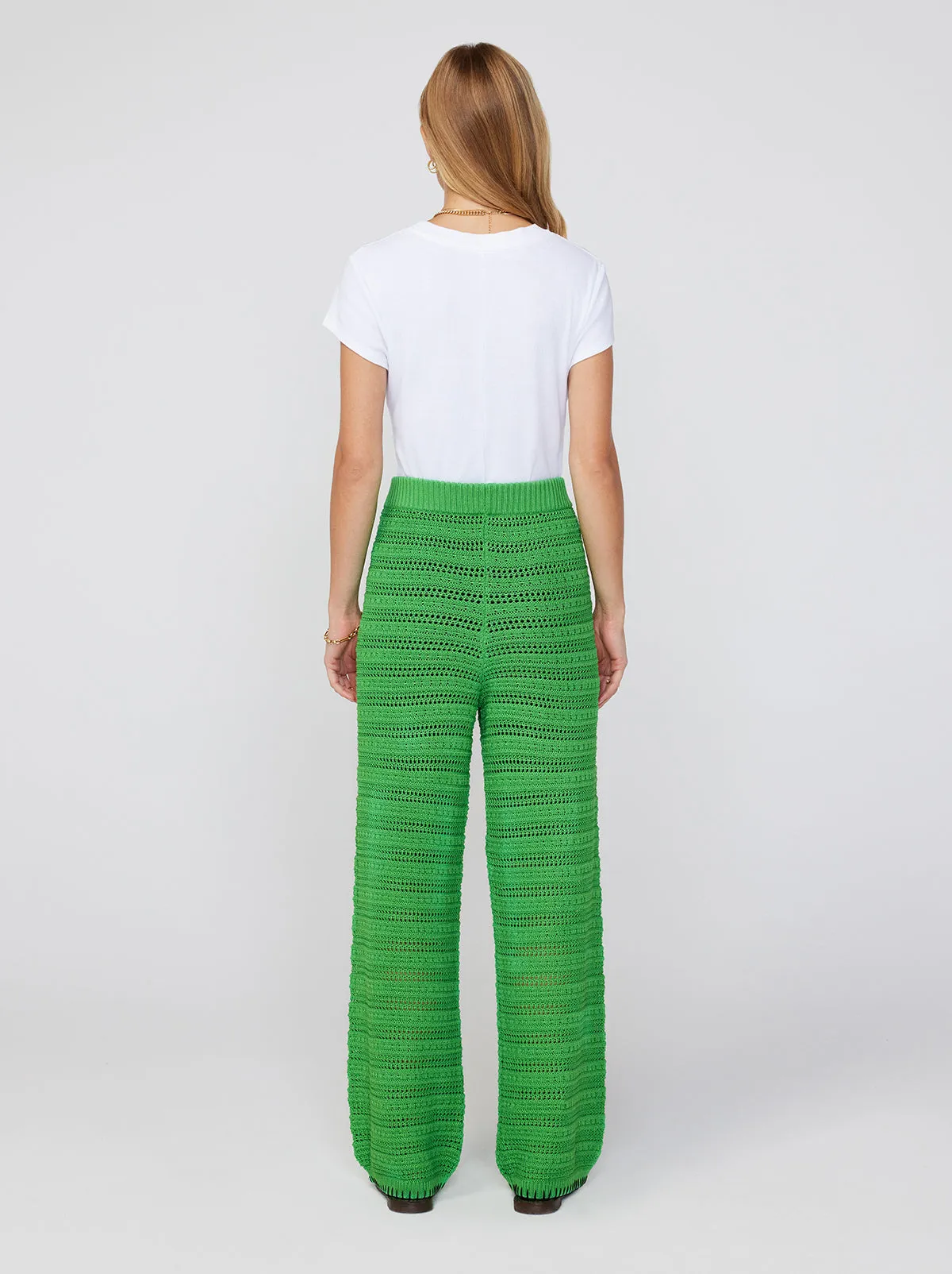 Austin Green Crochet Knit Trousers sold by KITRI Studio product image thumbnail 2