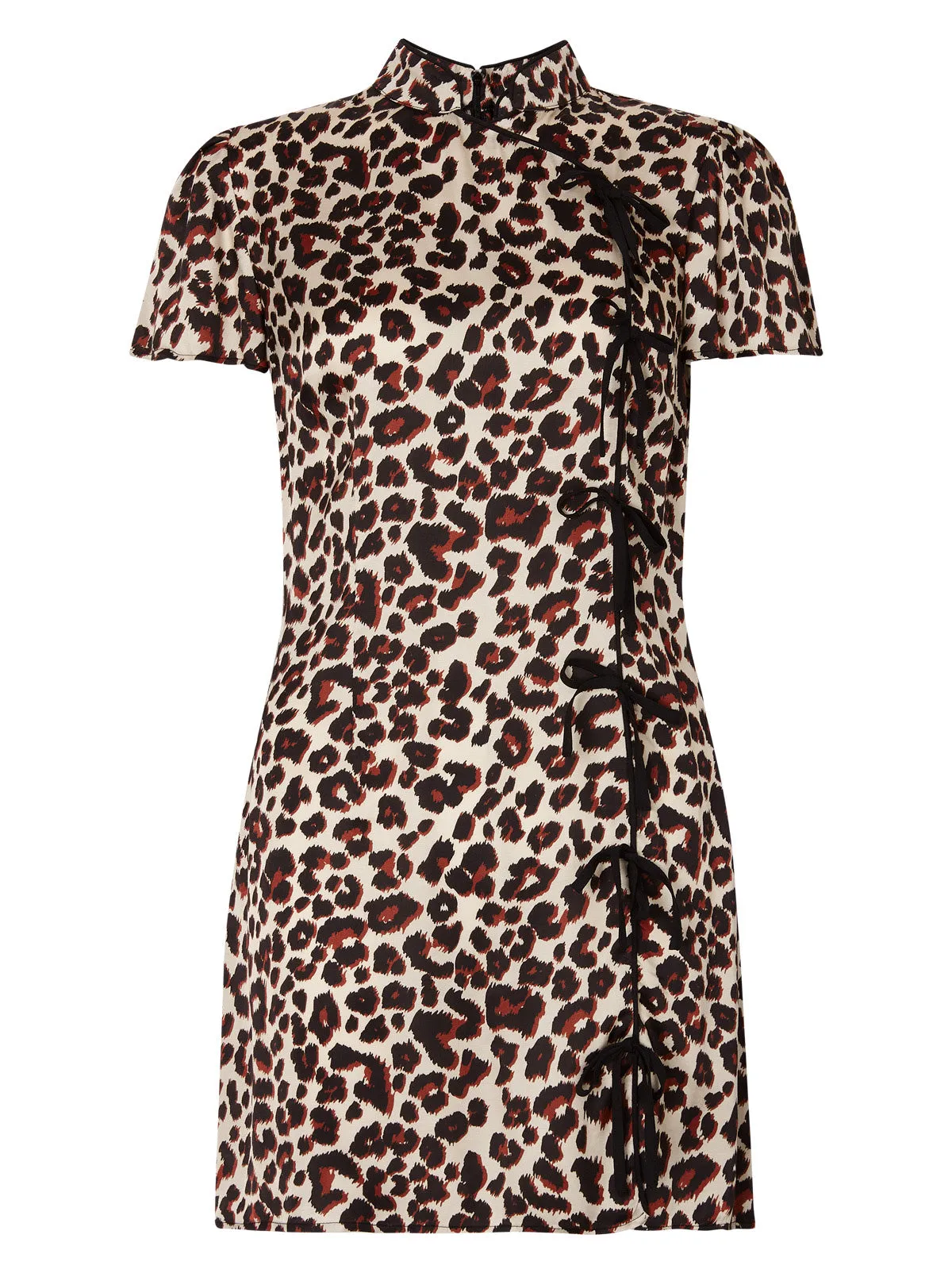 Harlow Animal Print Mini Dress sold by KITRI Studio product image thumbnail 4