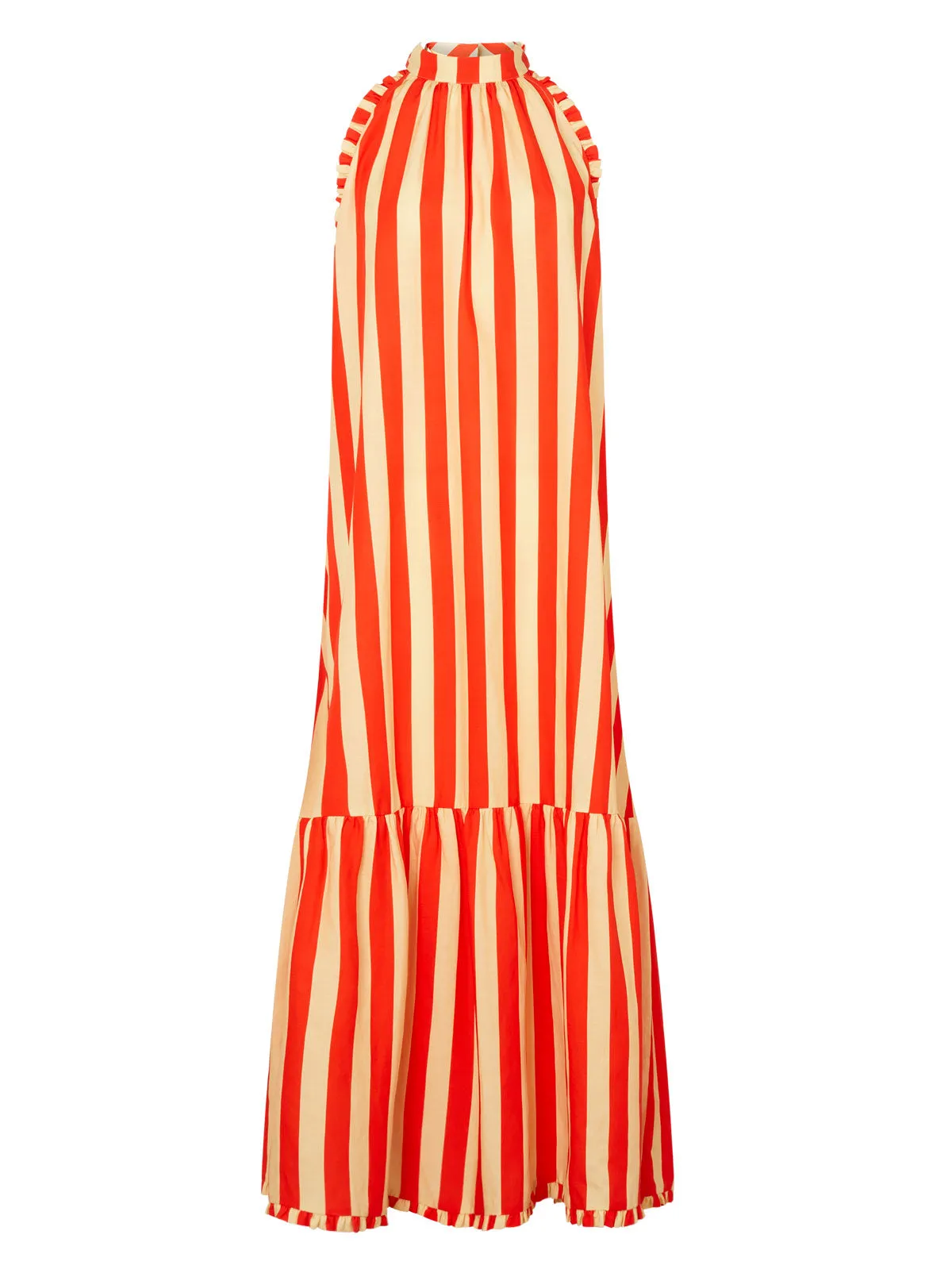 Lulu Striped Halterneck Maxi Dress sold by KITRI Studio product image thumbnail 5