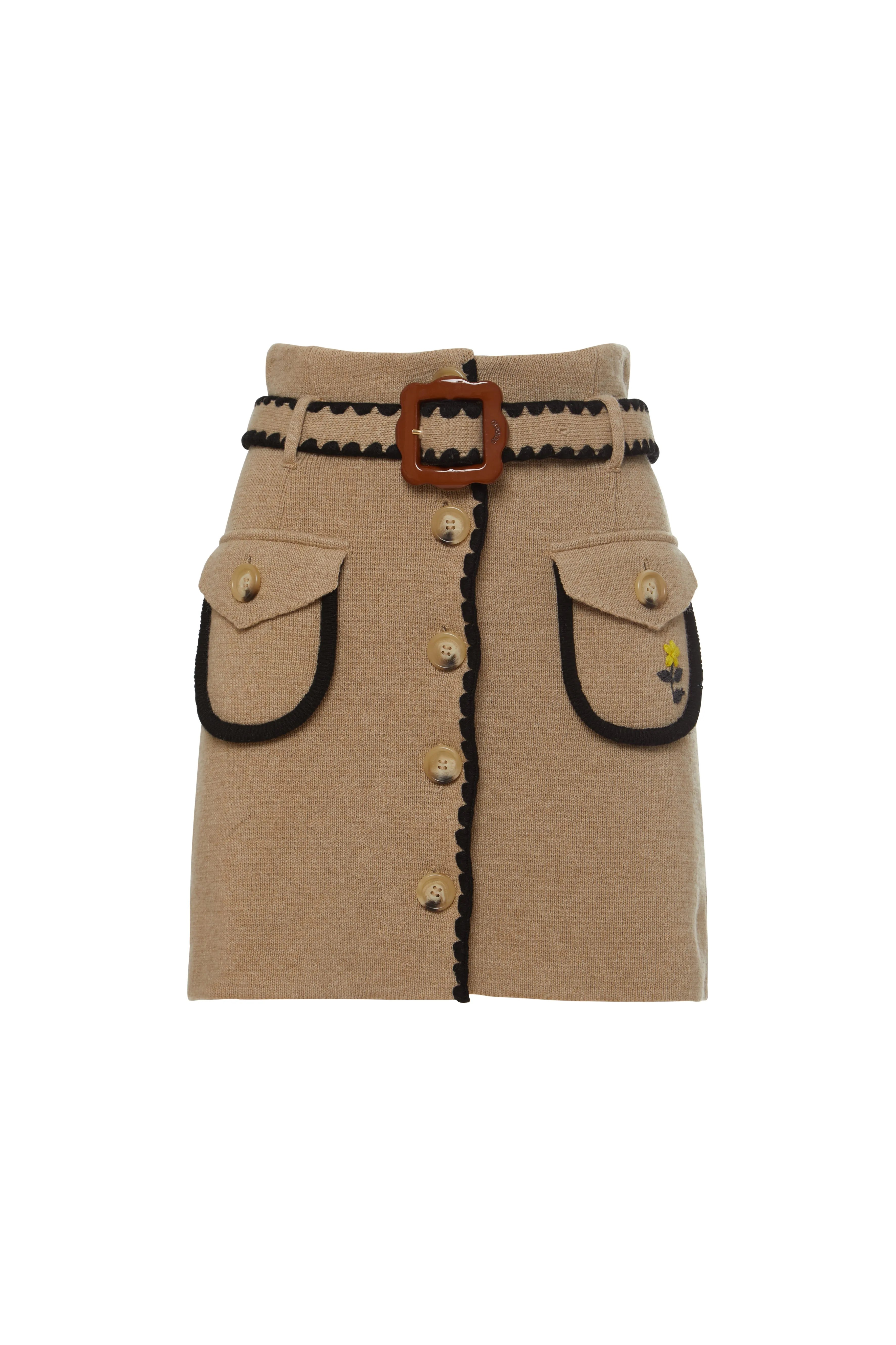 Helga wool skirt sold by Cormio