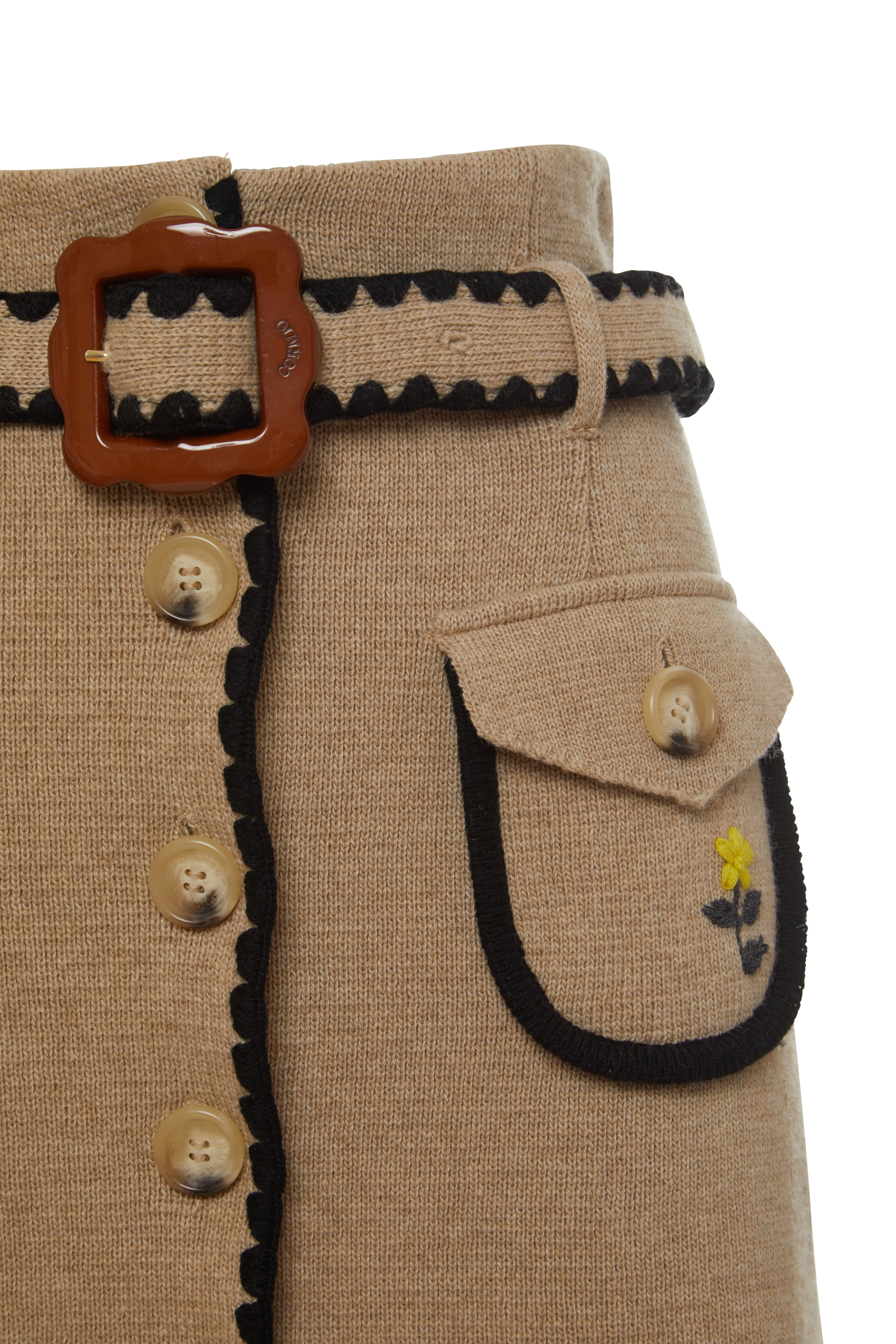 Helga wool skirt sold by Cormio product image thumbnail 2