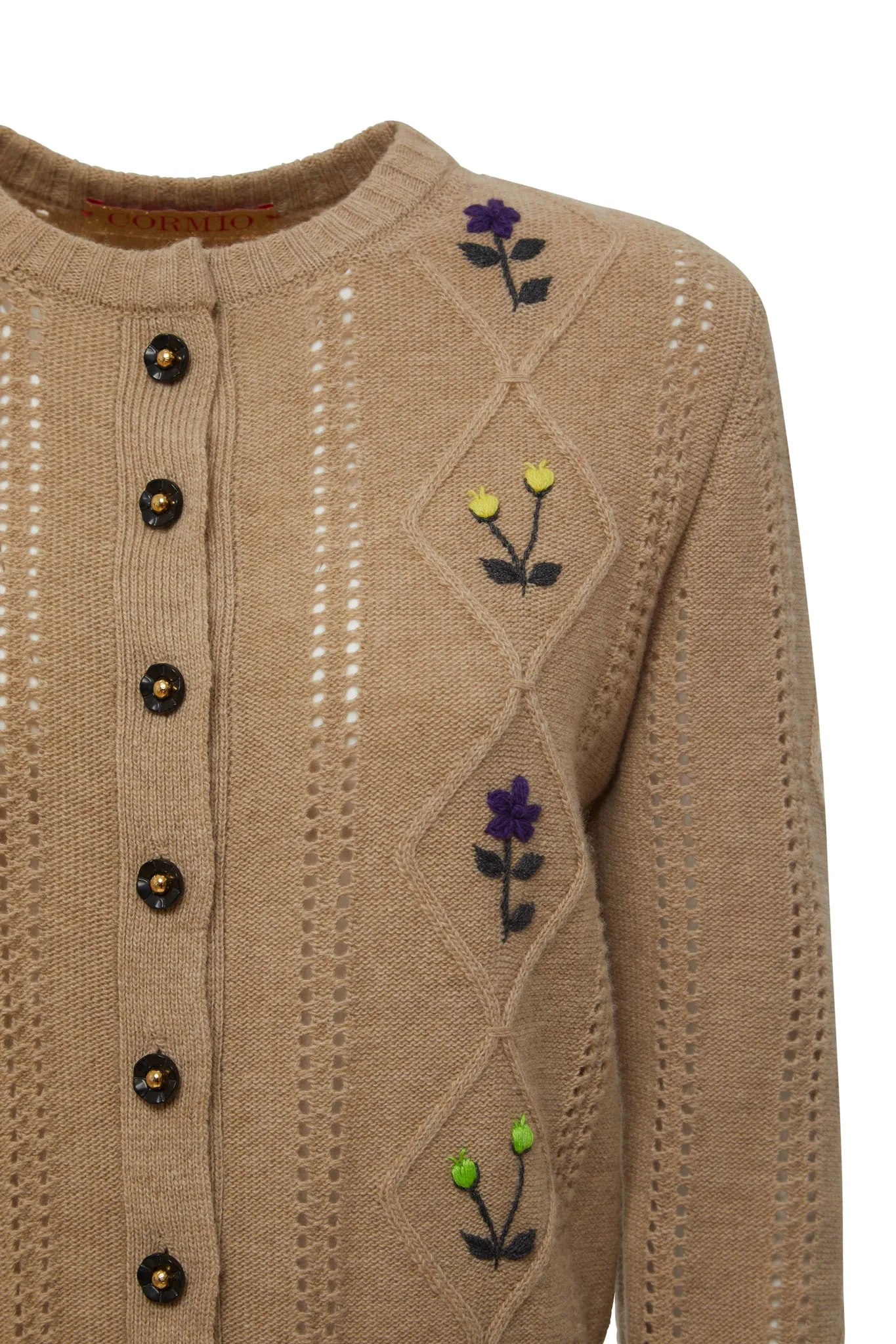 Oma wool cardigan sold by Cormio product image thumbnail 3