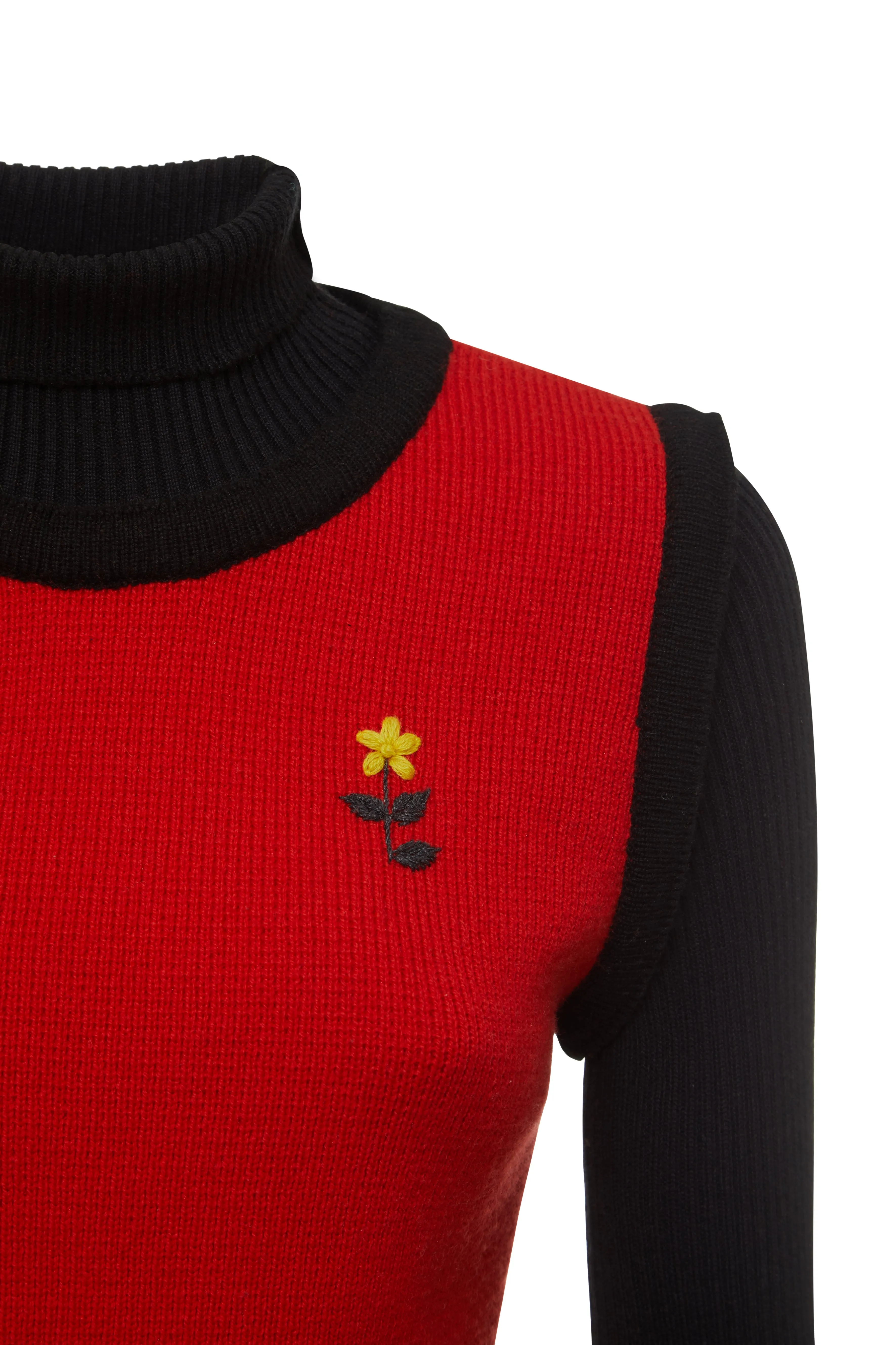 Harriet wool dress sold by Cormio product image thumbnail 3