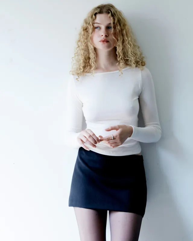 The Long Sleeve Tee in Wool sold by All is a Gentle Spring