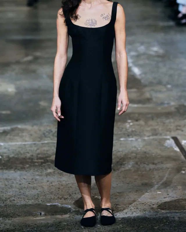 The Eternal Dress in Wool & Silk sold by All is a Gentle Spring