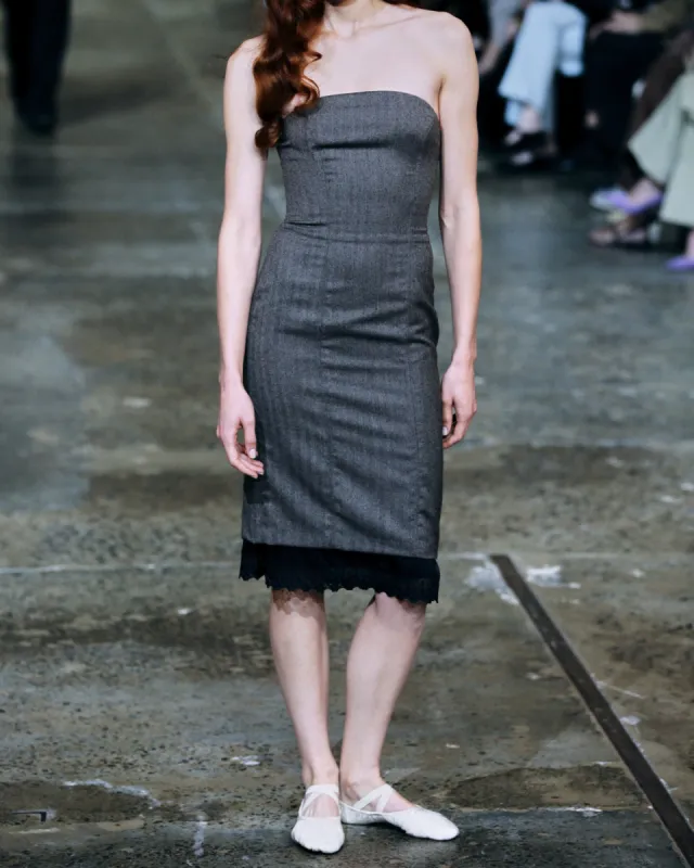 The Déshabillé Dress in Merino Wool sold by All is a Gentle Spring