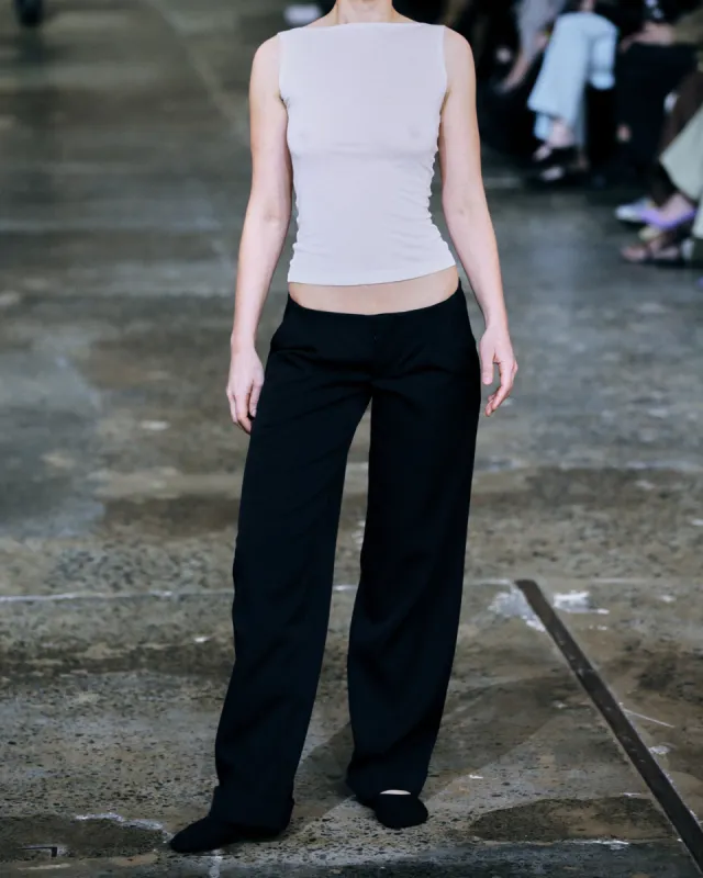 The Tailored Trouser in  Wool sold by All is a Gentle Spring