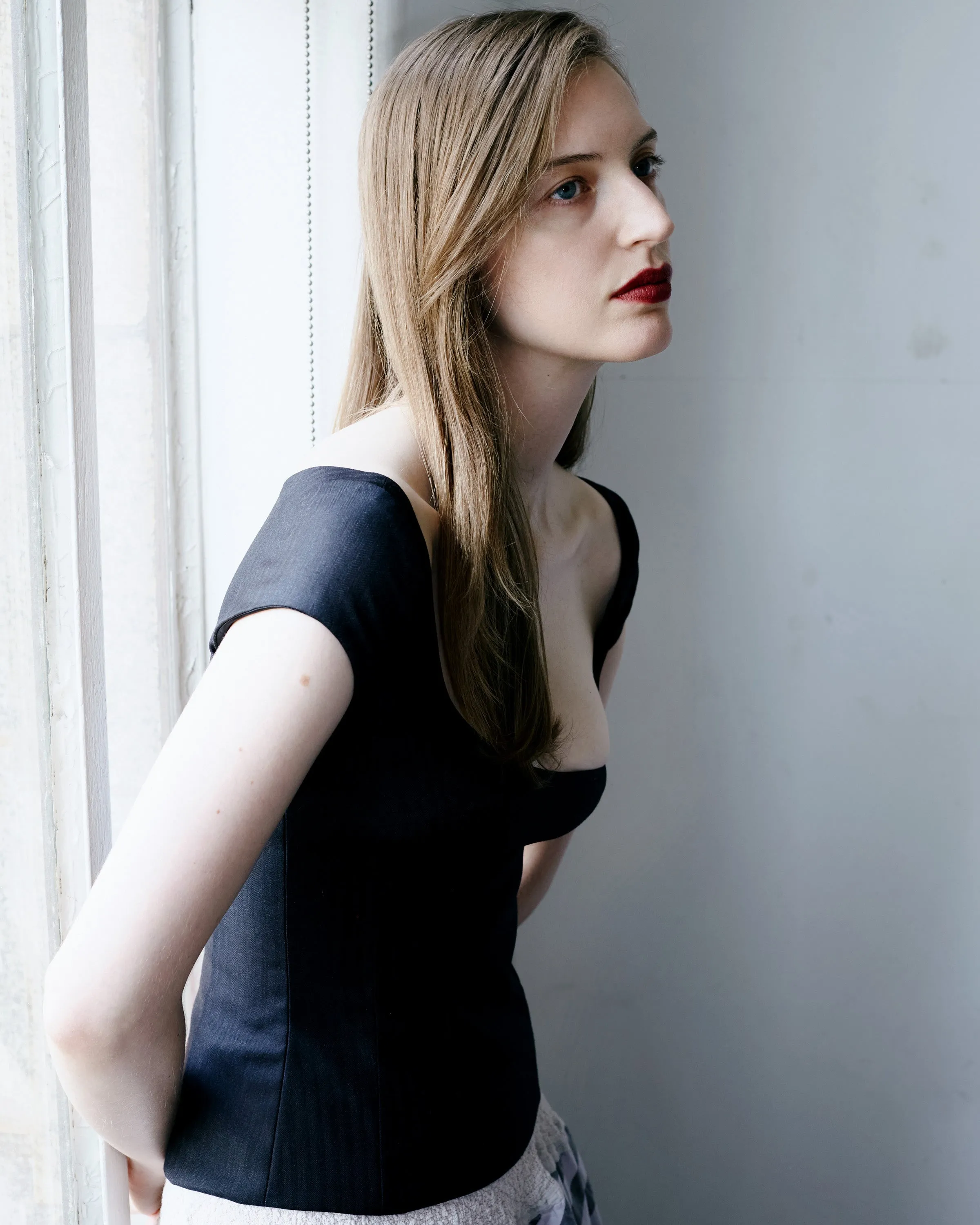 The Demi Cup Corselette in Wool sold by All is a Gentle Spring product image thumbnail 3