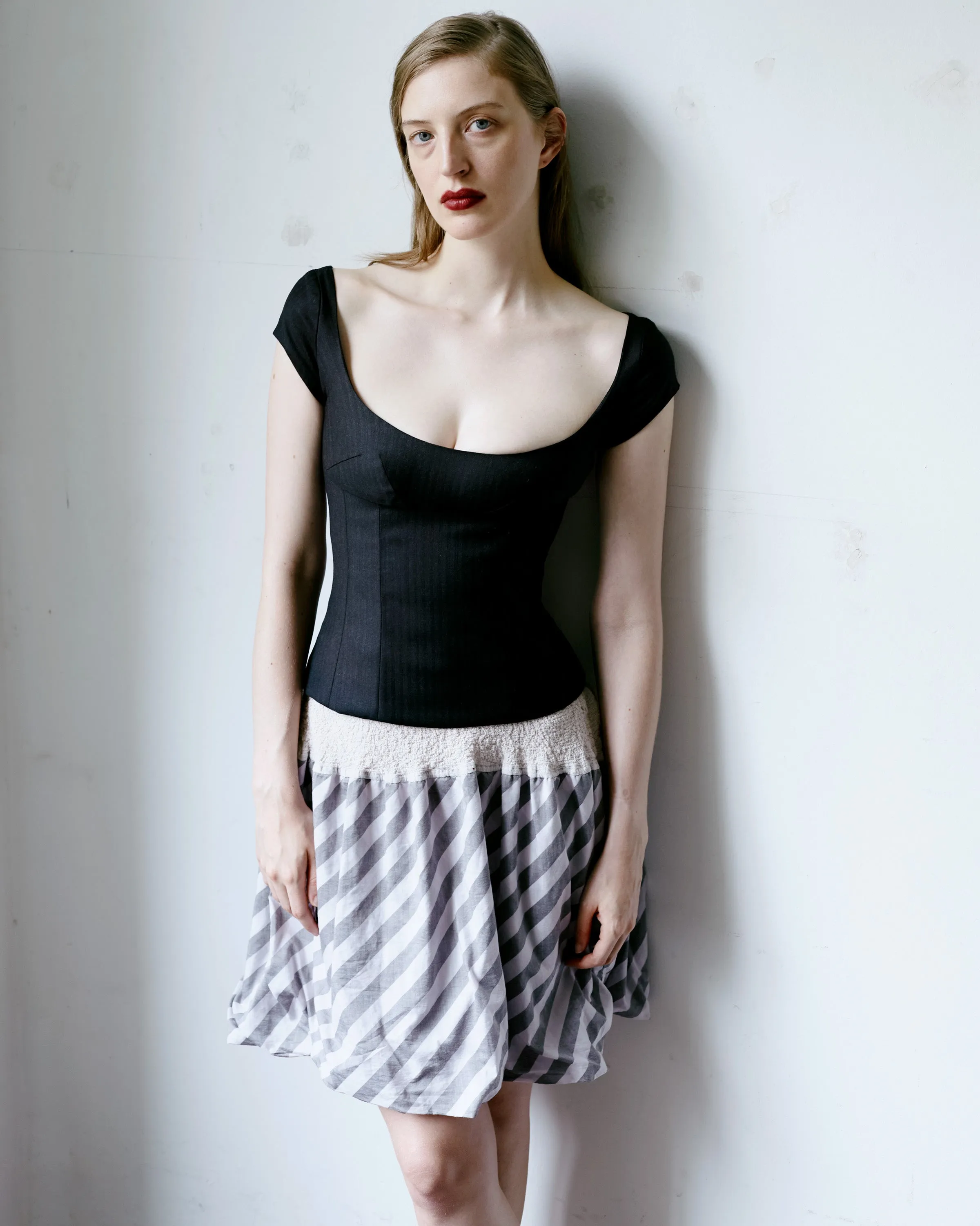 The Demi Cup Corselette in Wool sold by All is a Gentle Spring product image thumbnail 4