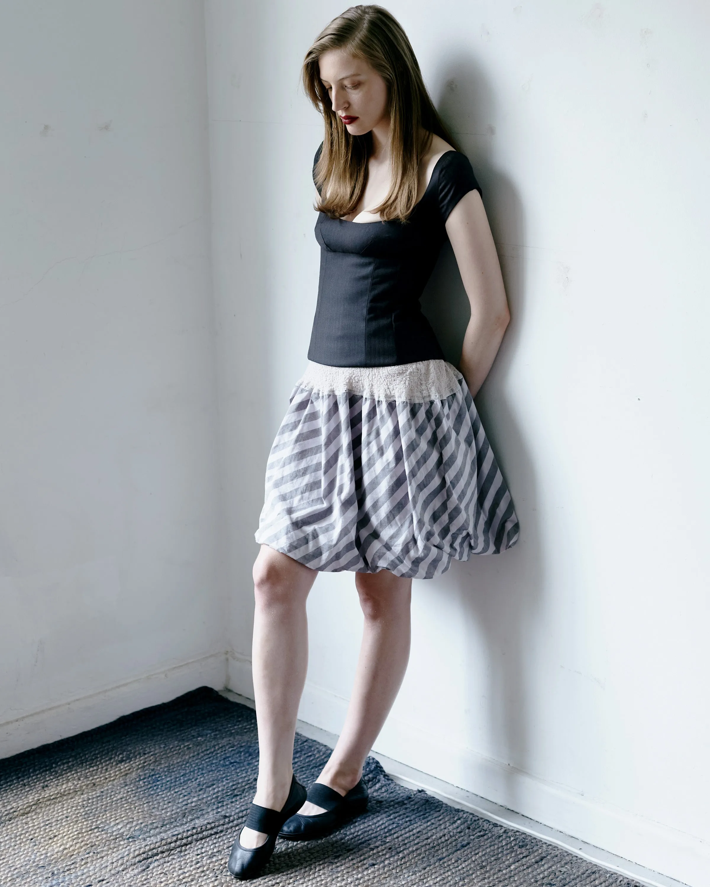 The Demi Cup Corselette in Wool sold by All is a Gentle Spring product image thumbnail 2