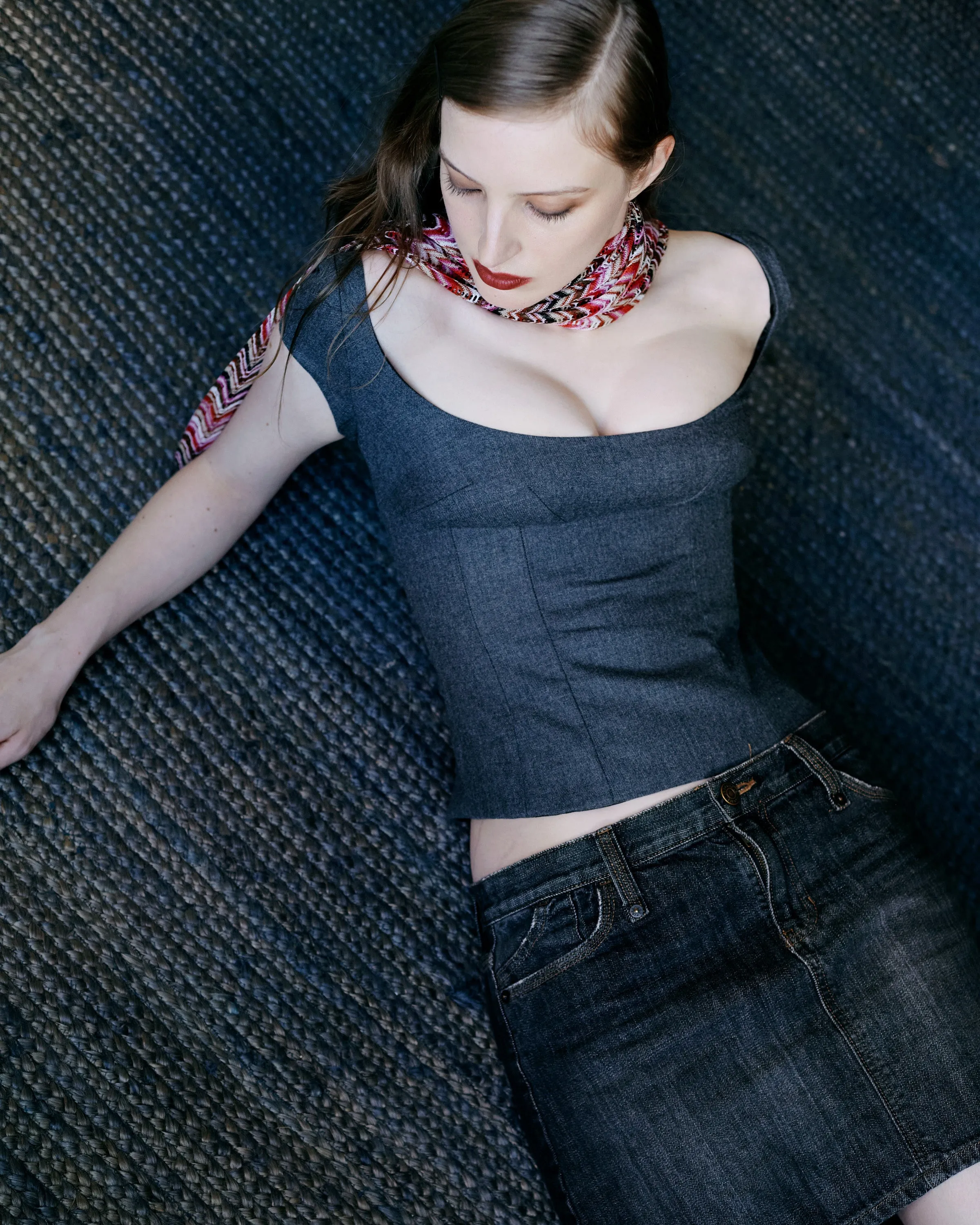 The Demi Cup Corselette in Wool sold by All is a Gentle Spring product image thumbnail 2