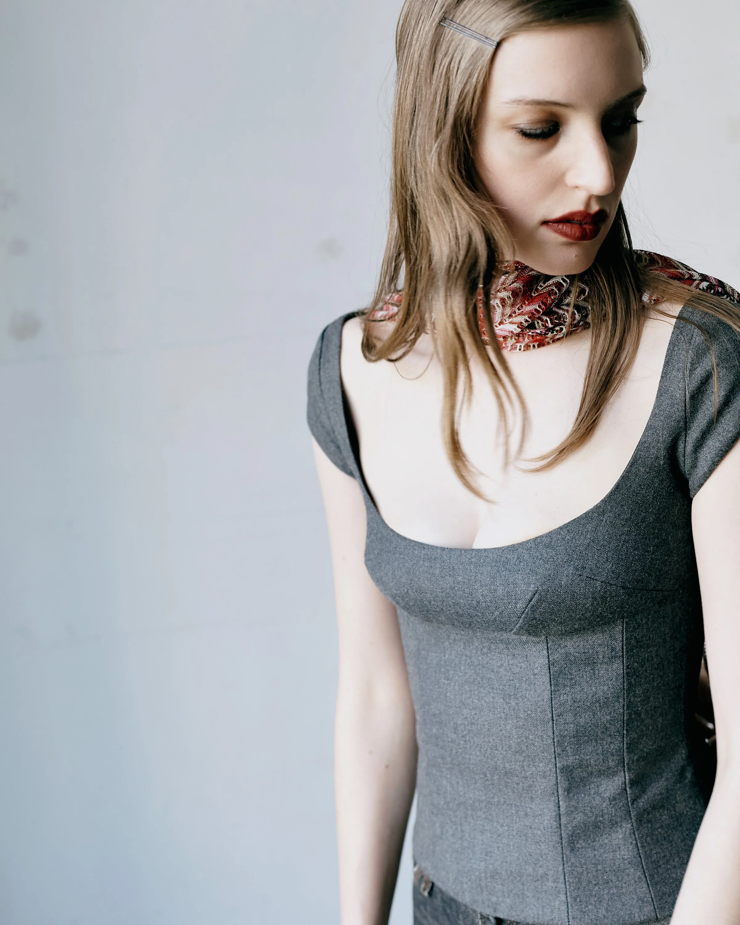 The Demi Cup Corselette in Wool sold by All is a Gentle Spring product image thumbnail 4