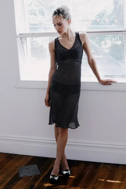 The Bias Slip Dress in Silk sold by All is a Gentle Spring