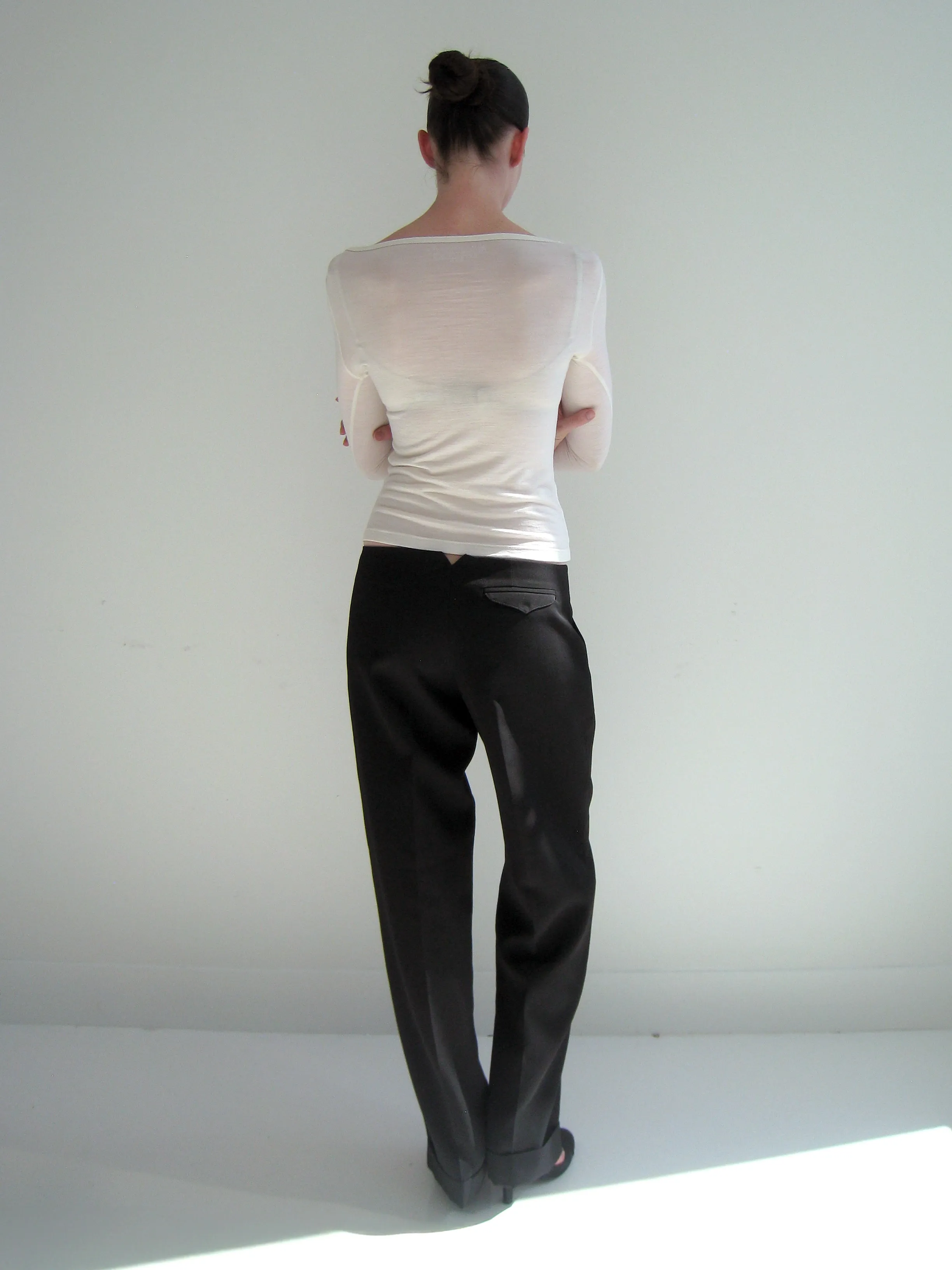 Second Quality: The Long Sleeve Tee in Wool, XS sold by All is a Gentle Spring product image thumbnail 3