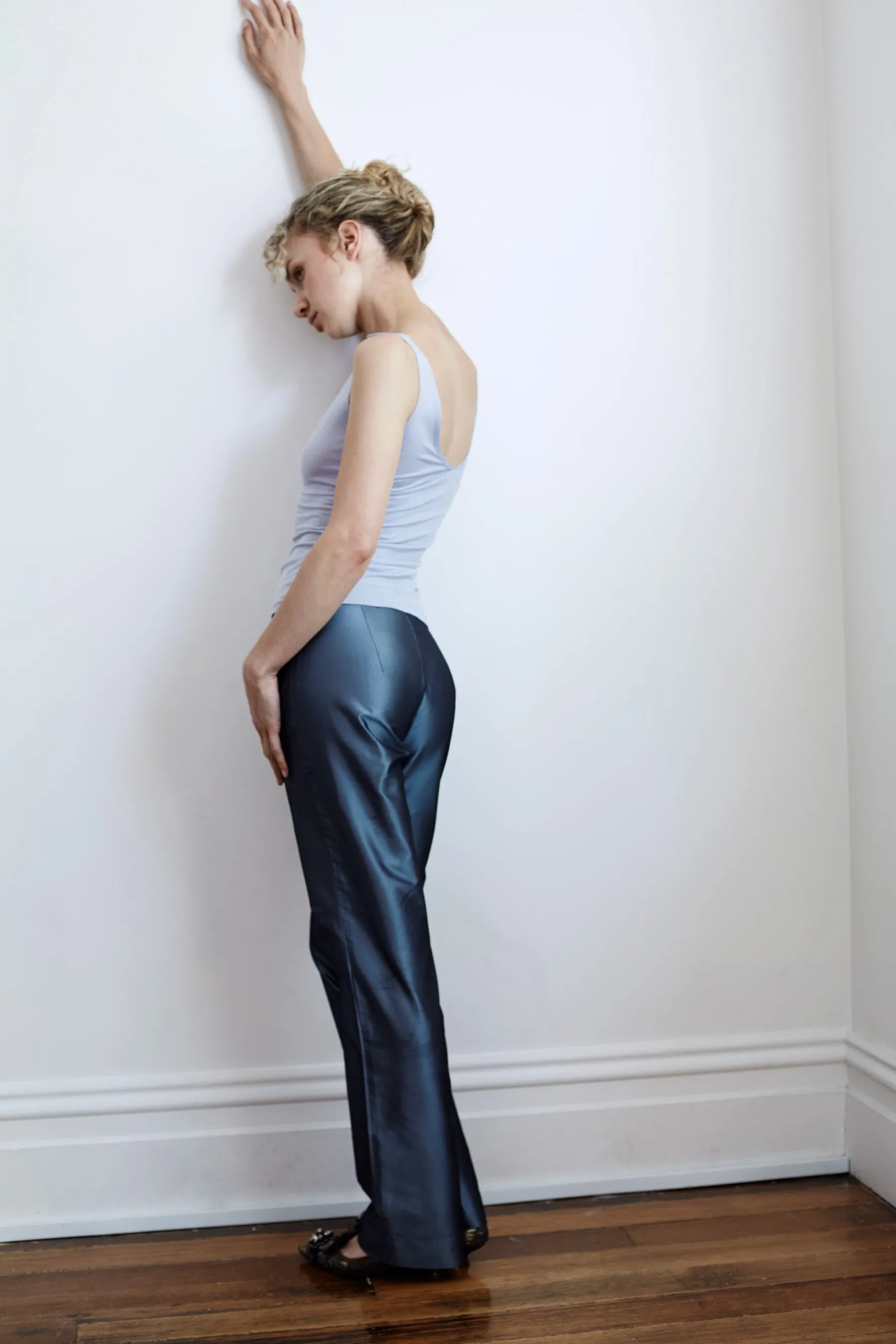 The Soirée Trouser in Silk sold by All is a Gentle Spring product image thumbnail 4