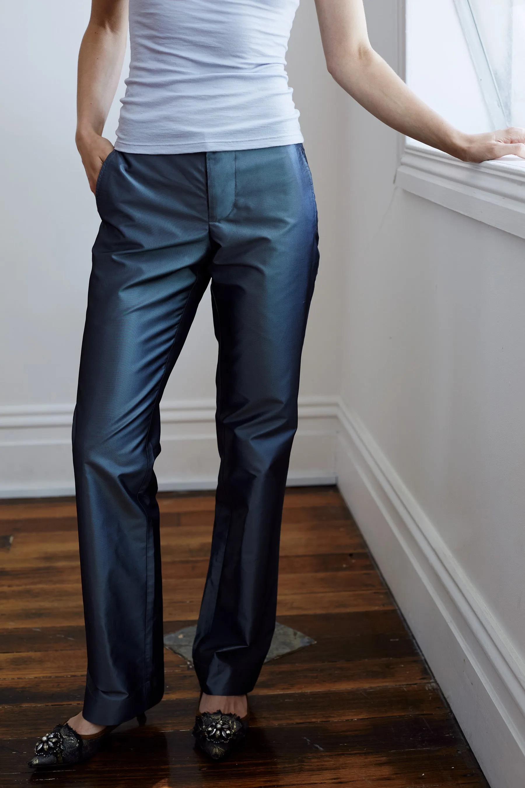 The Soirée Trouser in Silk sold by All is a Gentle Spring product image thumbnail 2