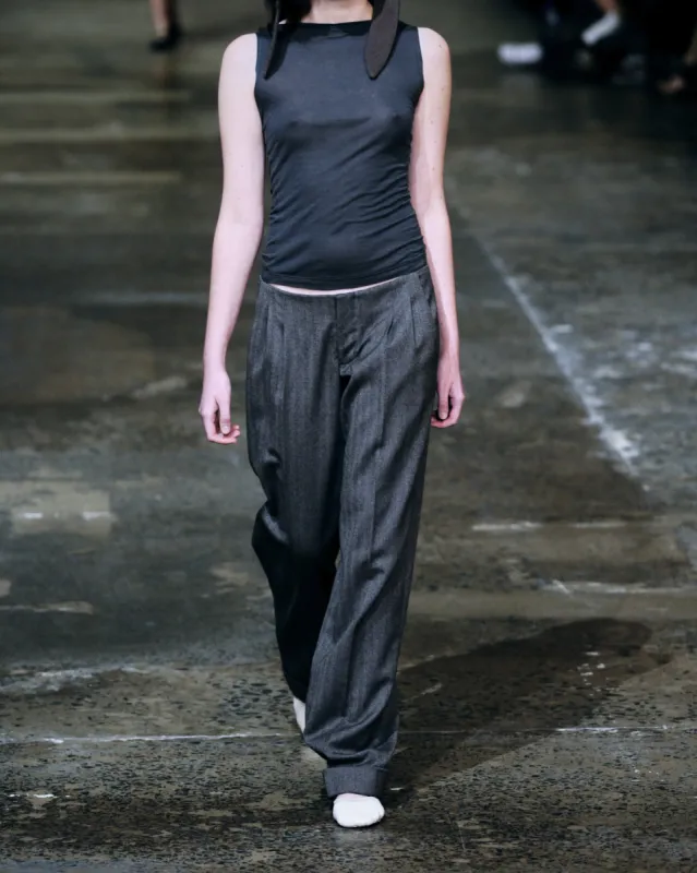 The Tailored Trouser in Merino Wool sold by All is a Gentle Spring