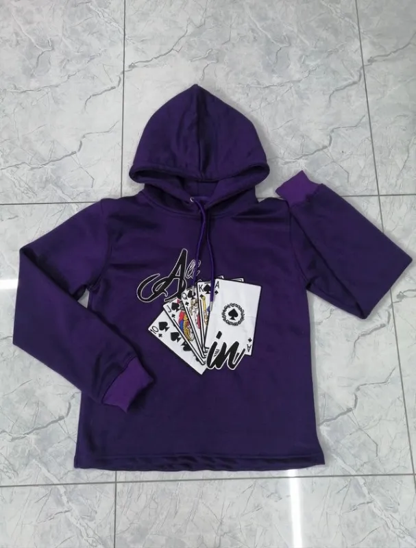 Purple Hoodie sold by All In Apparel