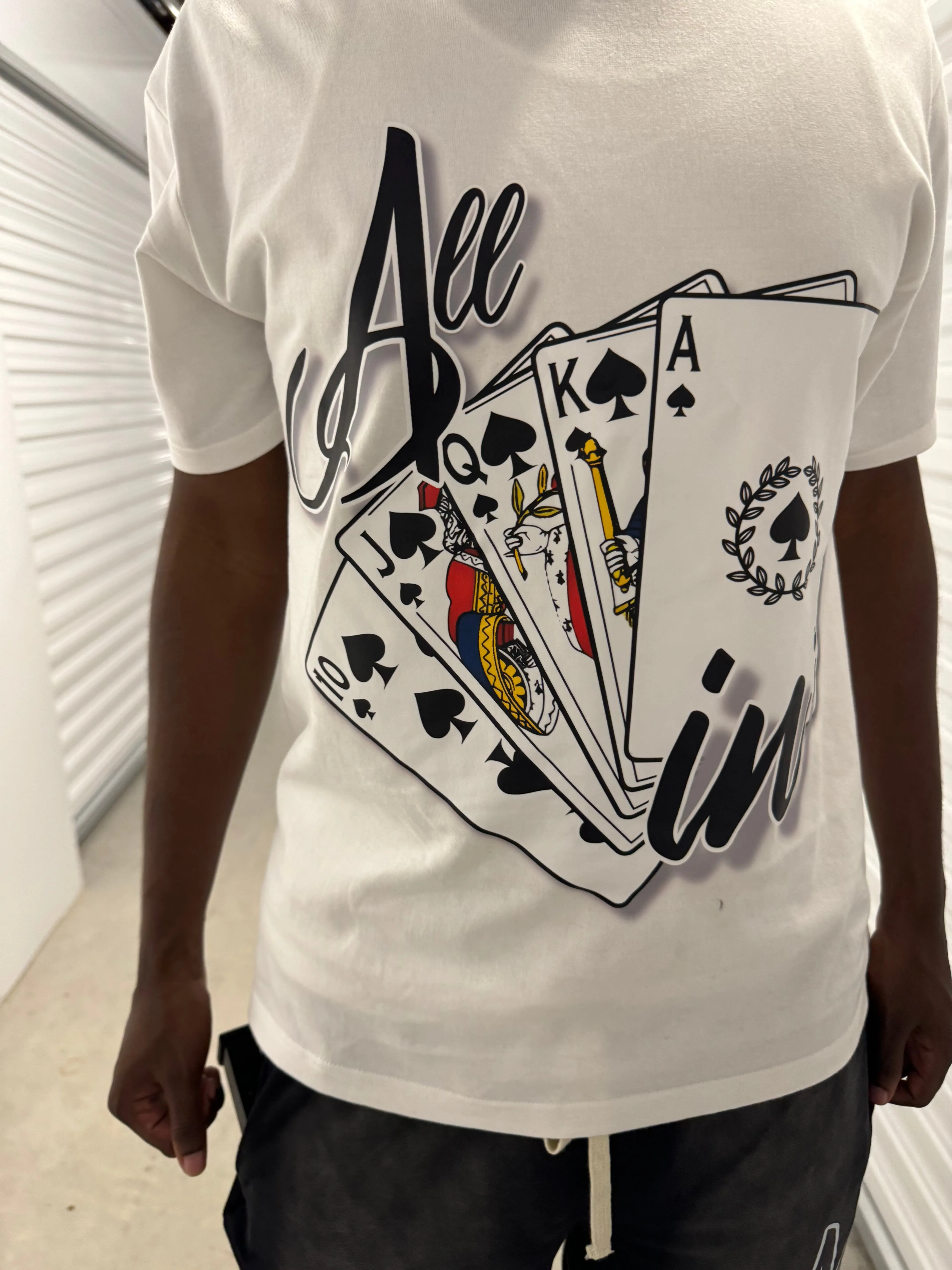 White T-Shirt sold by All In Apparel product image thumbnail 3