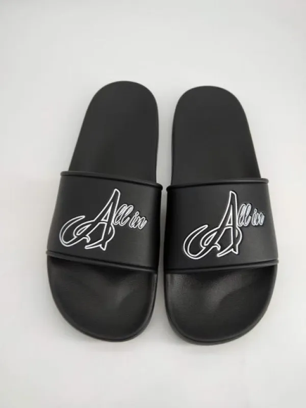 Black Slides sold by All In Apparel