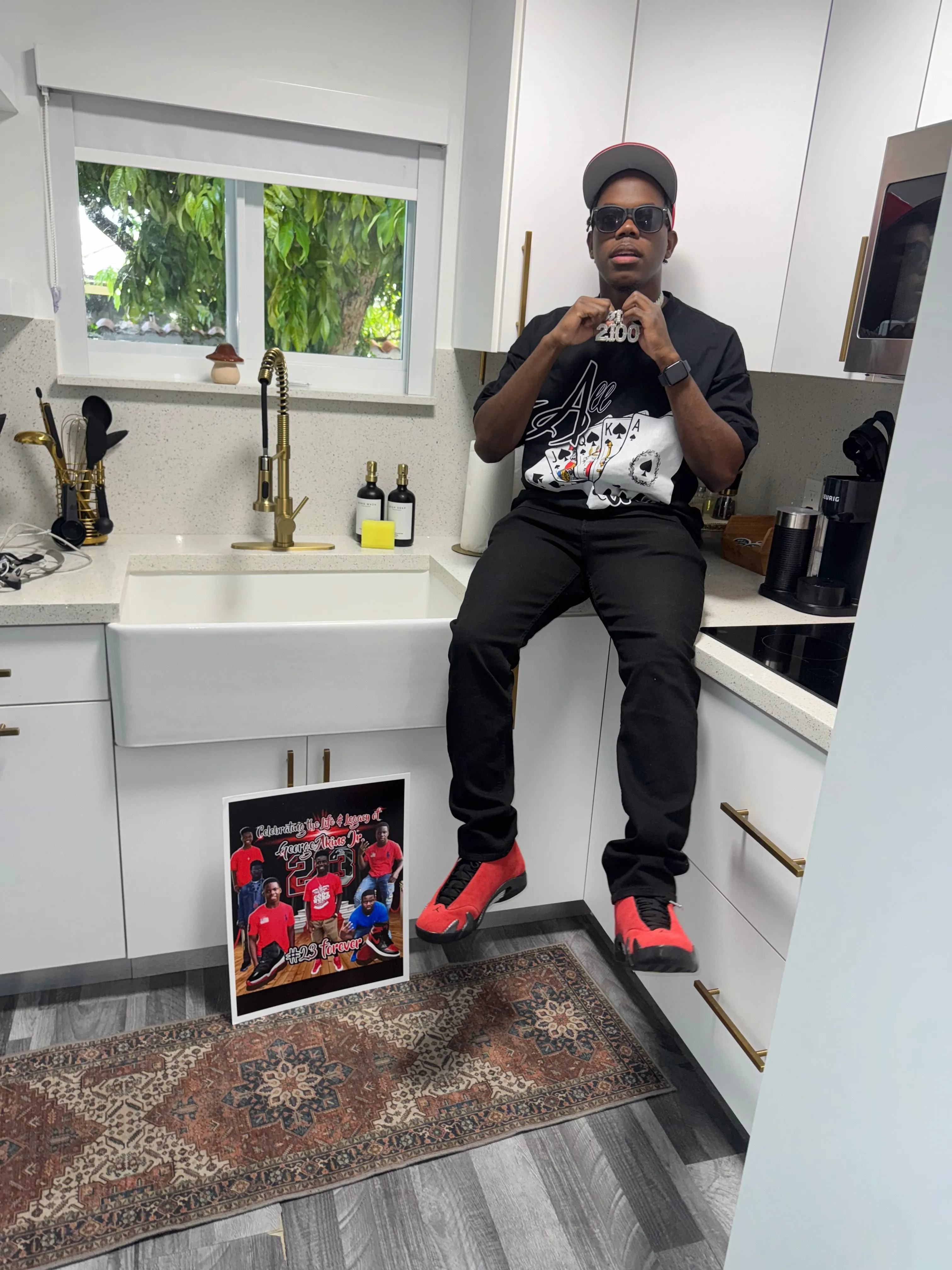 Black Over Sized T-Shirts sold by All In Apparel