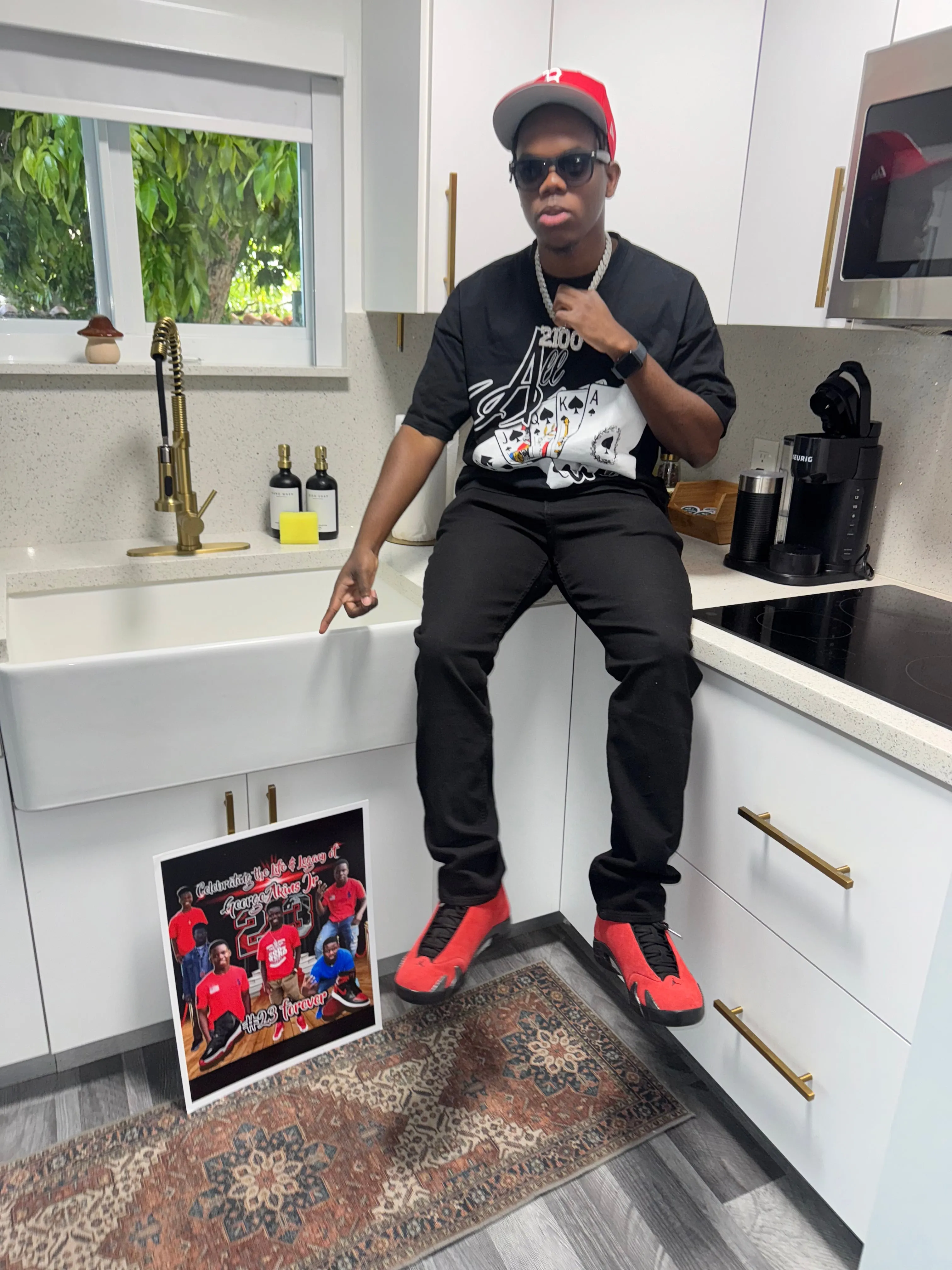 Black Over Sized T-Shirts sold by All In Apparel product image thumbnail 4