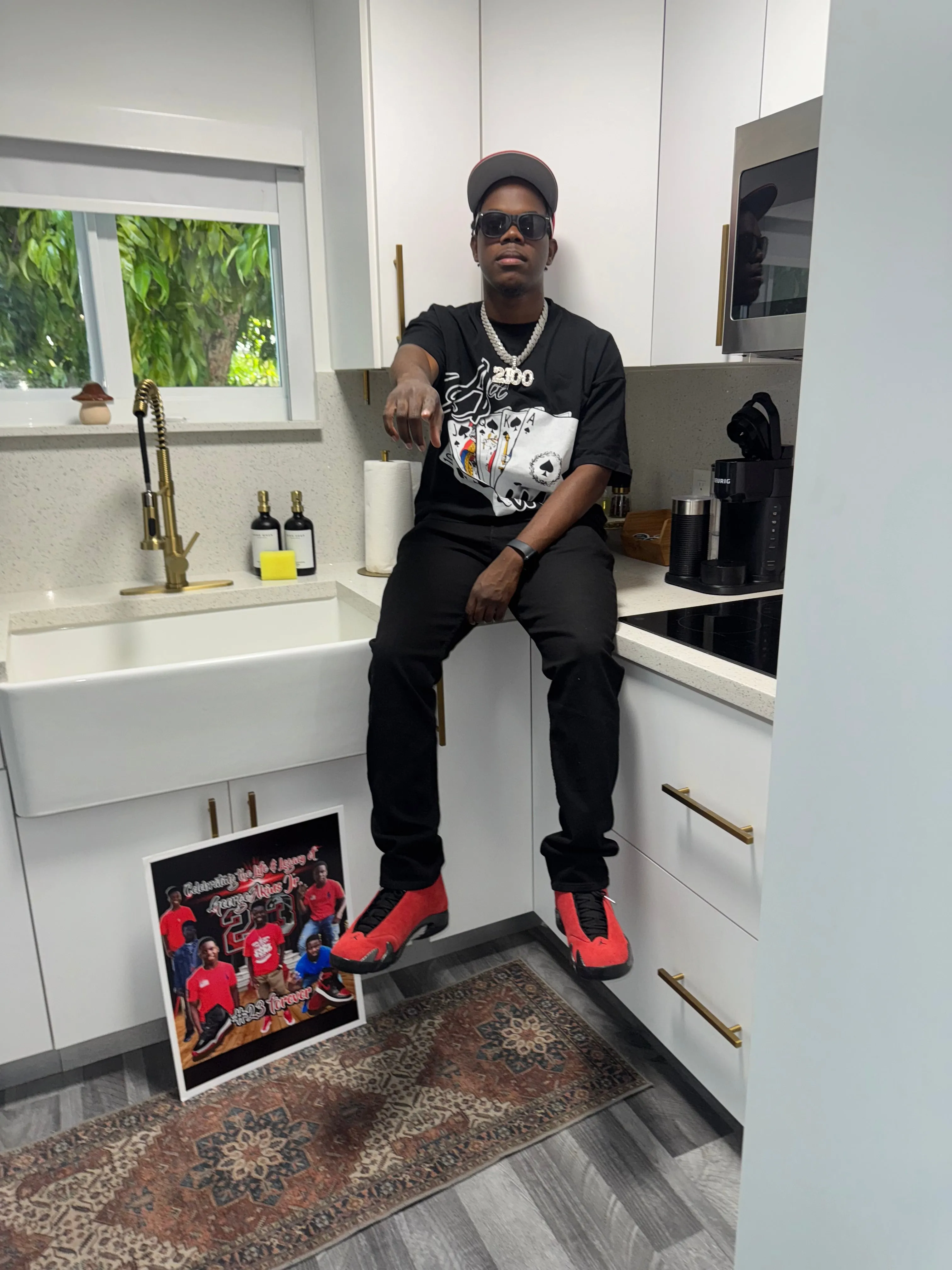 Black Over Sized T-Shirts sold by All In Apparel product image thumbnail 2