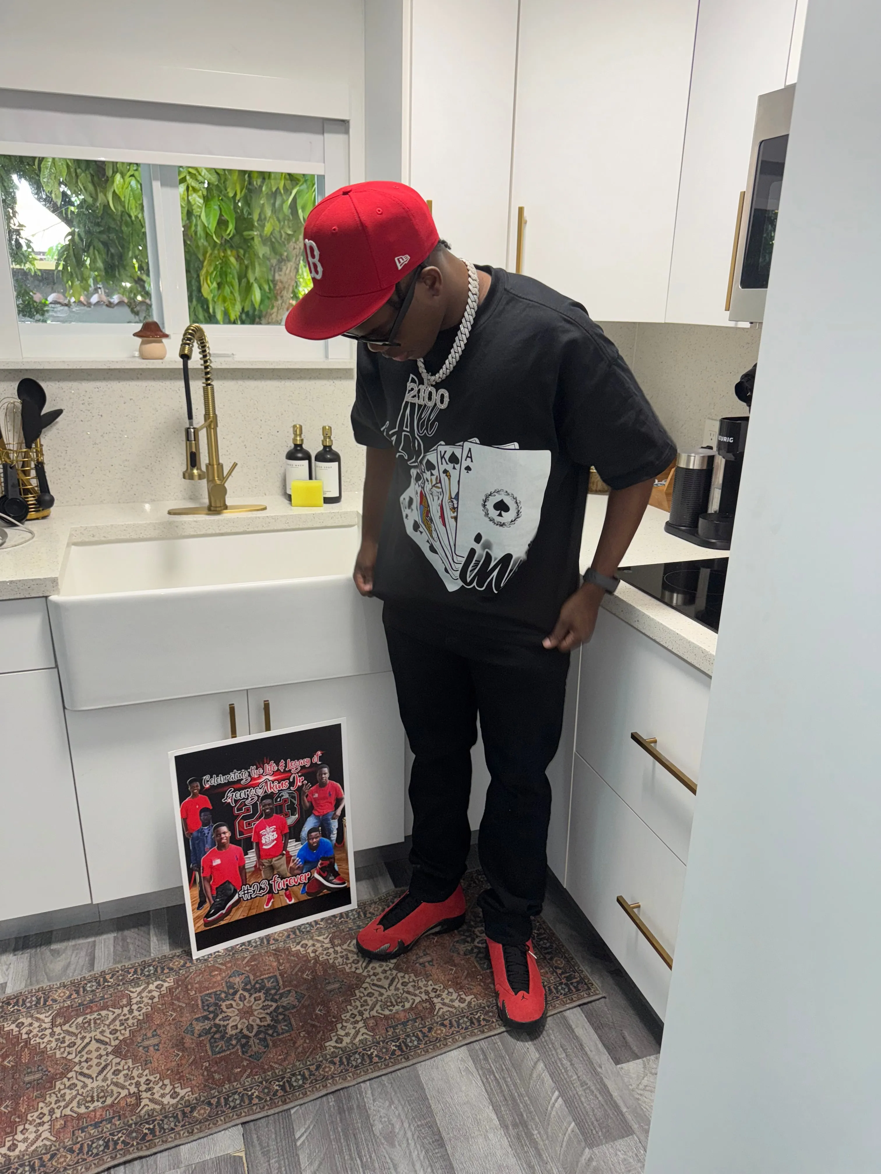 Black Over Sized T-Shirts sold by All In Apparel product image thumbnail 3