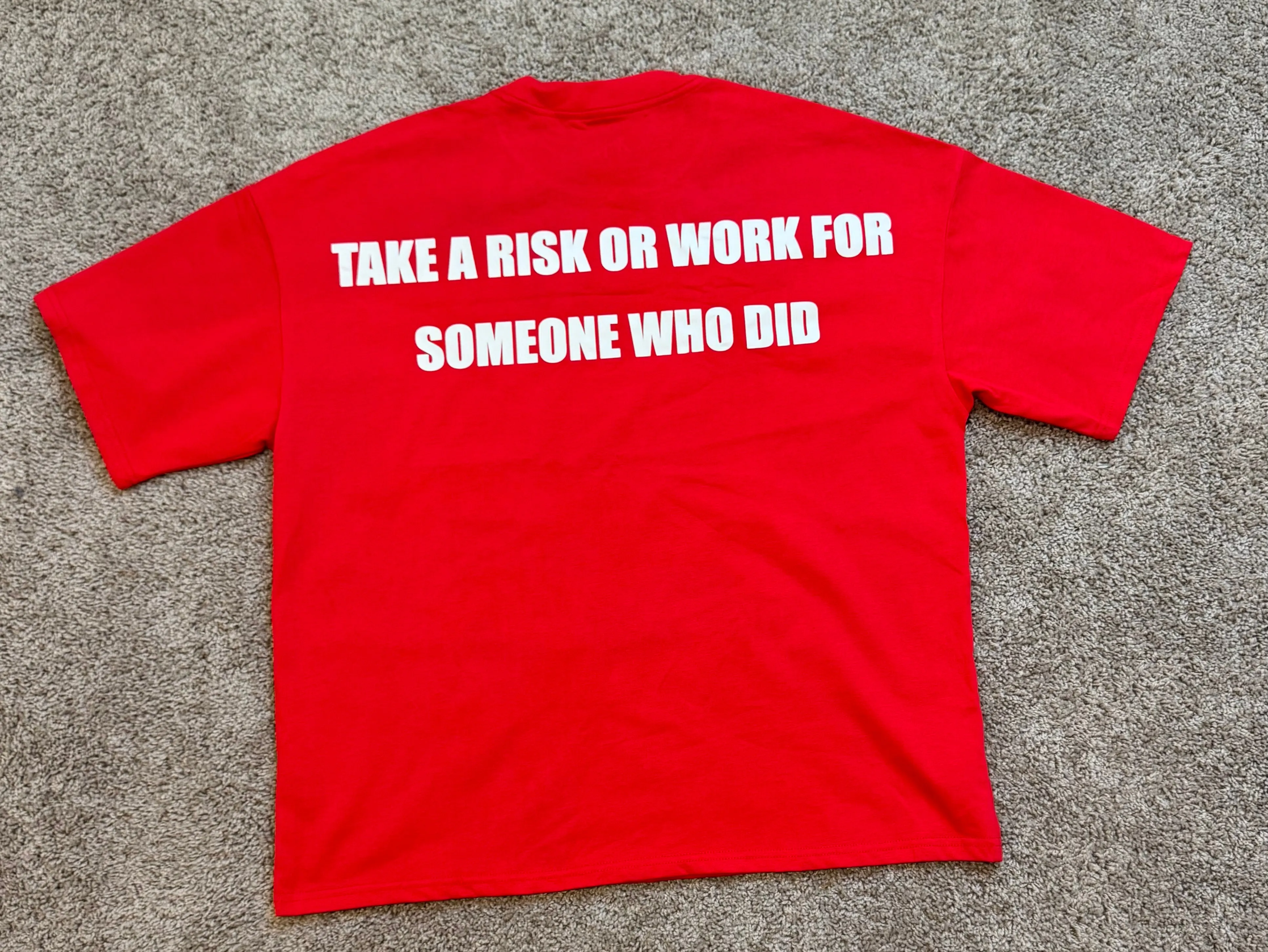 Red Oversized T-Shirt sold by All In Apparel product image thumbnail 2