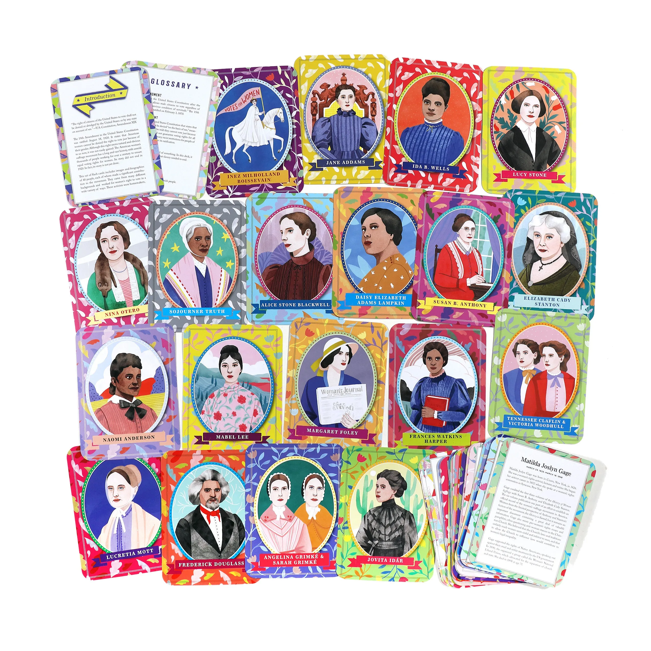 Votes for Women Educational Cards sold by eeBoo product image thumbnail 4