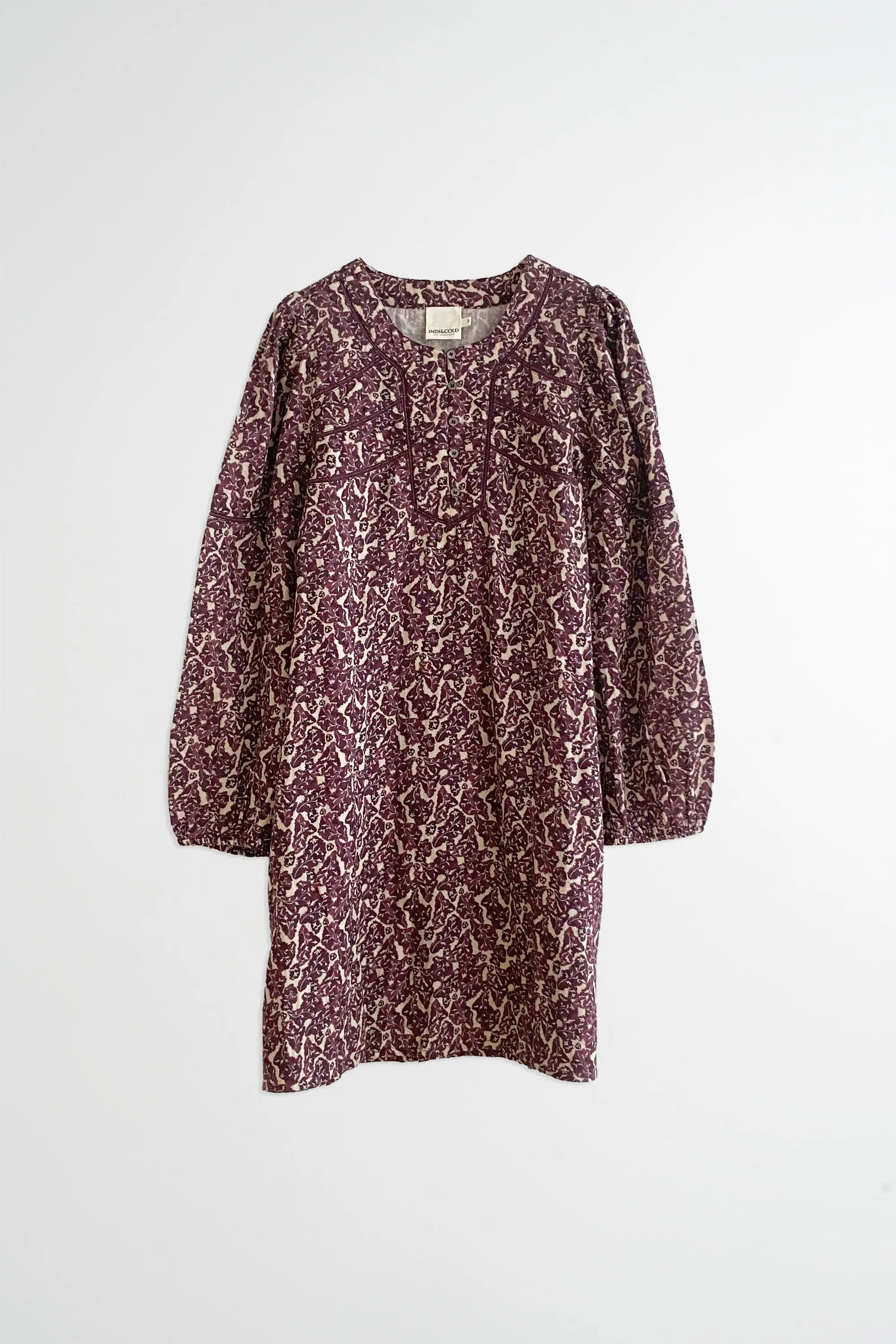 VESTIDO MOTIVOS BOTÁNICOS sold by Indi & Cold product image thumbnail 5