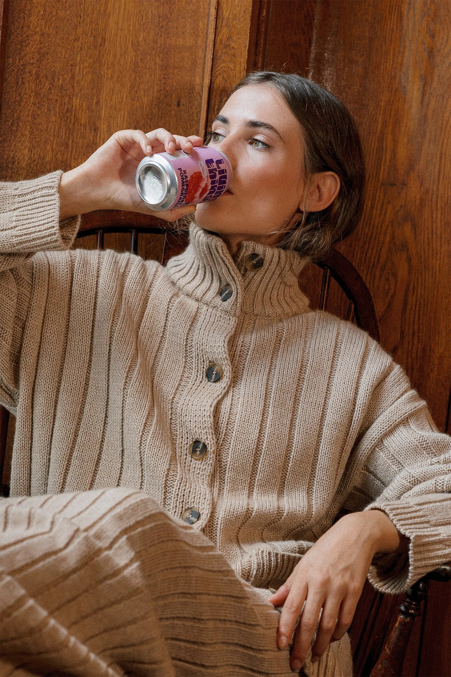 CHAQUETA PUNTO CANALÉ sold by Indi & Cold