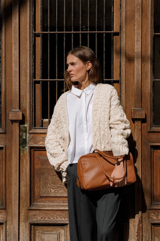 [CL] CABLE KNIT CARDIGAN sold by Indi & Cold