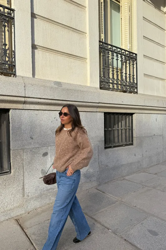 [CL] MOHAIR CROP SWEATER made by Indi & Cold