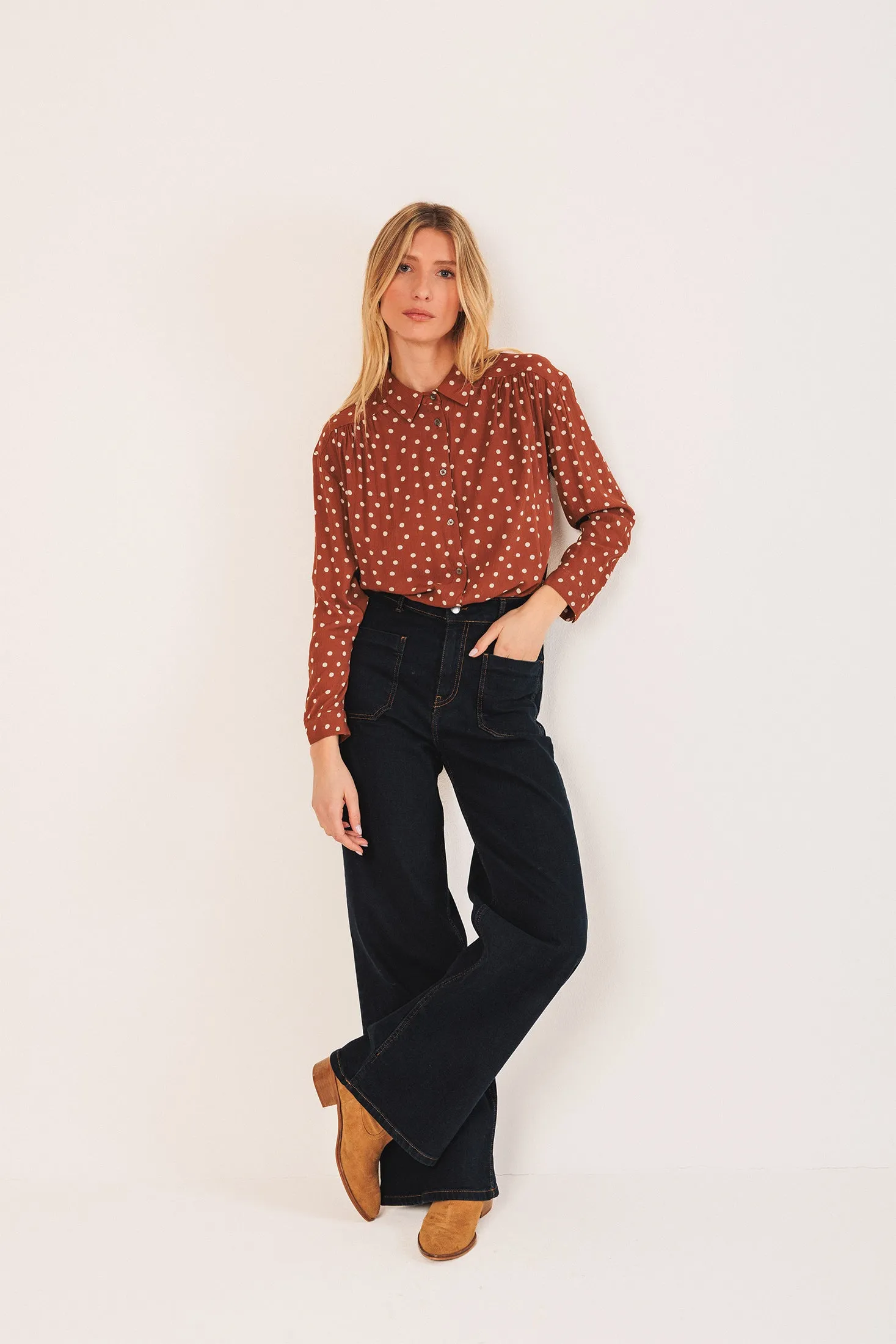 CAMISA BEA TOPOS sold by Indi & Cold product image thumbnail 3